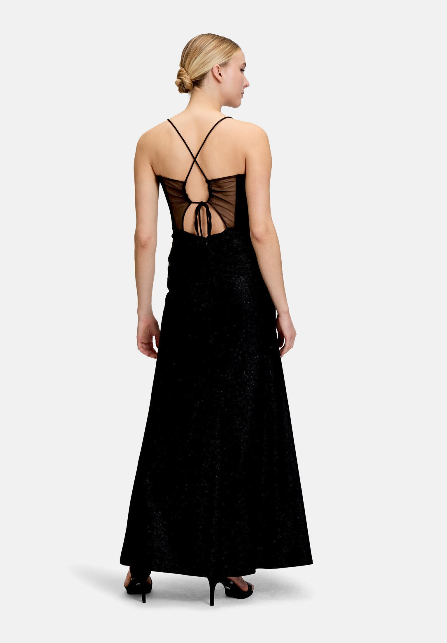Vera Mont Abendkleid »Damen im Glitzer-Look« Ohne Tasche Wickel-Design