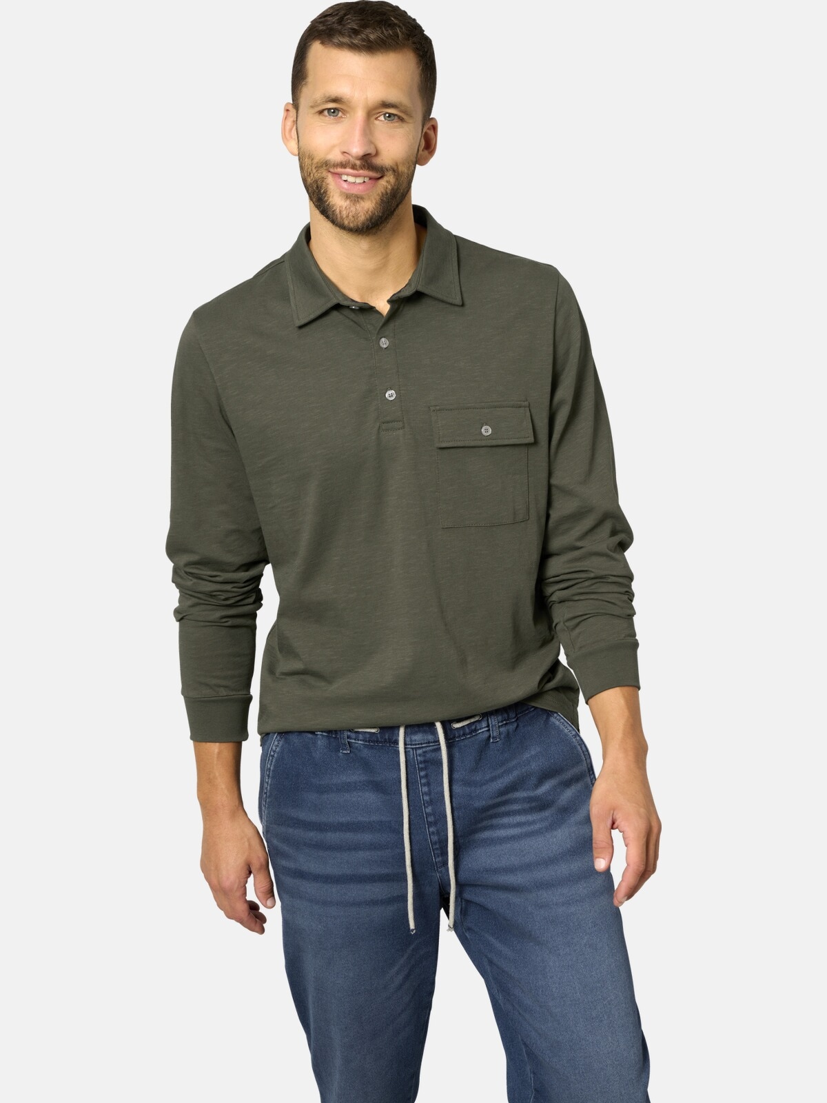 Babista Poloshirt "Langarm-Poloshirt FIOREZONTO" 1 Stk. mit elastischem Bün günstig online kaufen