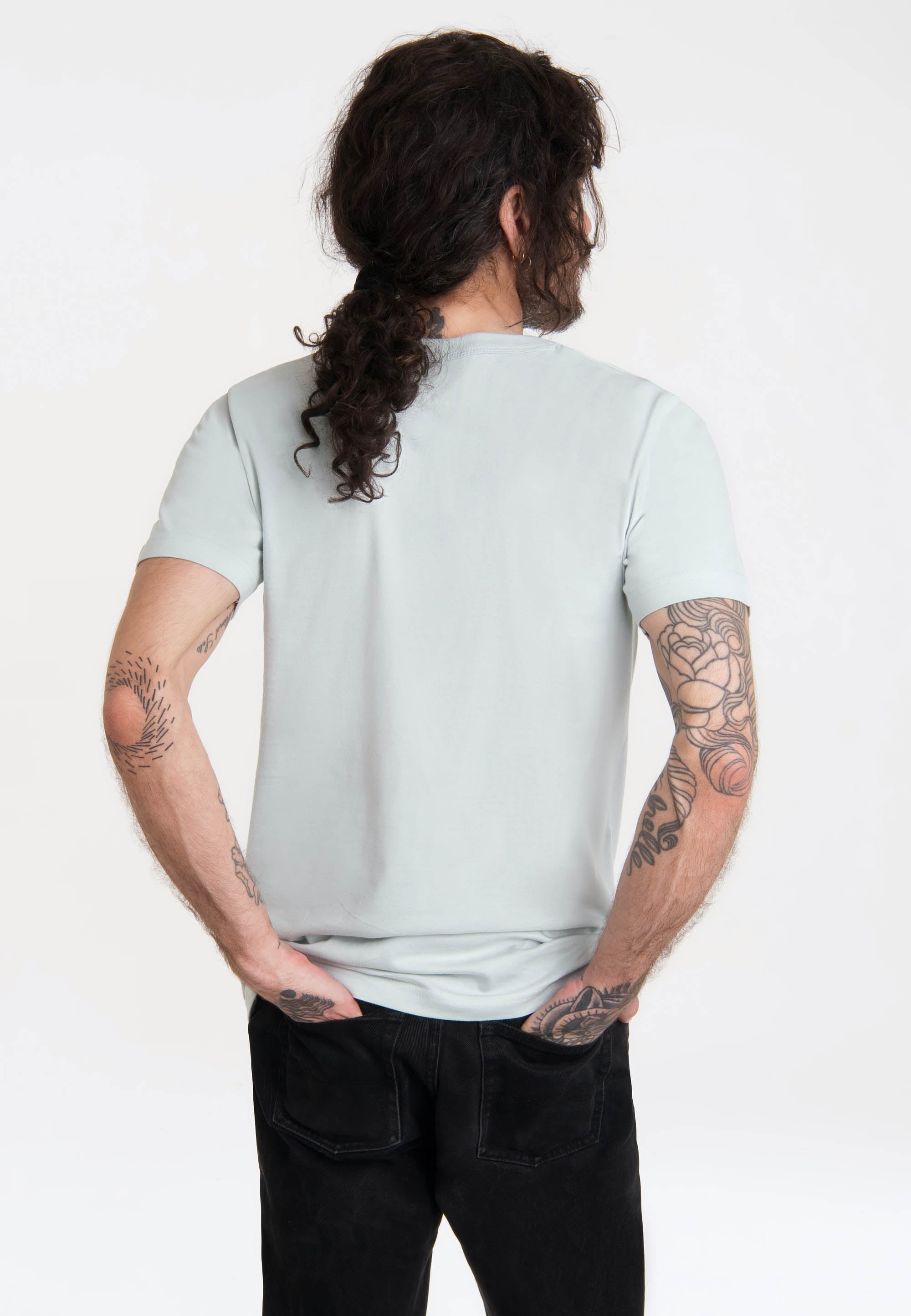 LOGOSHIRT T-Shirt »Sesamstraße - Krümelmonster Motorrad«, mit lizenziertem Print