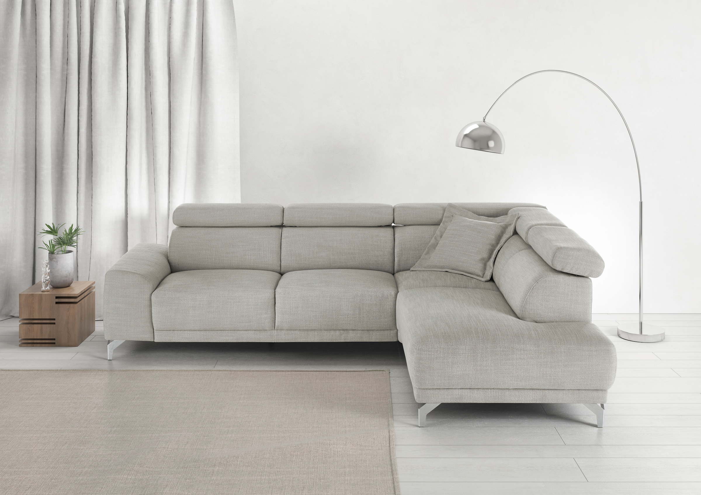 3C Candy Ecksofa "Greve Sofa immer mit manuelle Kopfteilverstellungen, mode günstig online kaufen