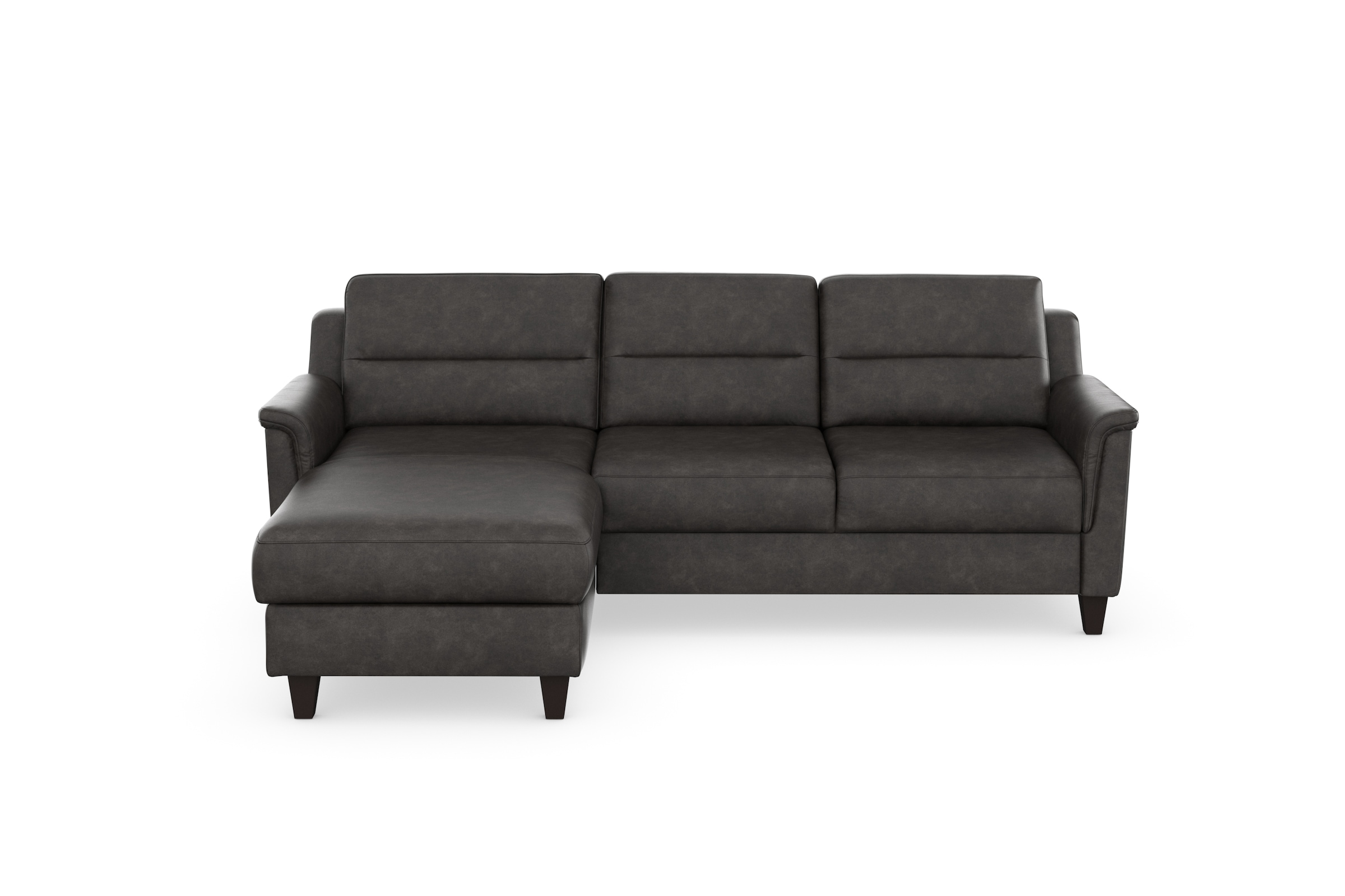 sit&more Ecksofa »Farö L-Form«, inklusive Federkern, wahlweise mit Bettfunktion und Bettkasten