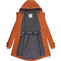 PEAK TIME Regenjacke »L60042«, stylisch taillierter Regenmantel für Damen