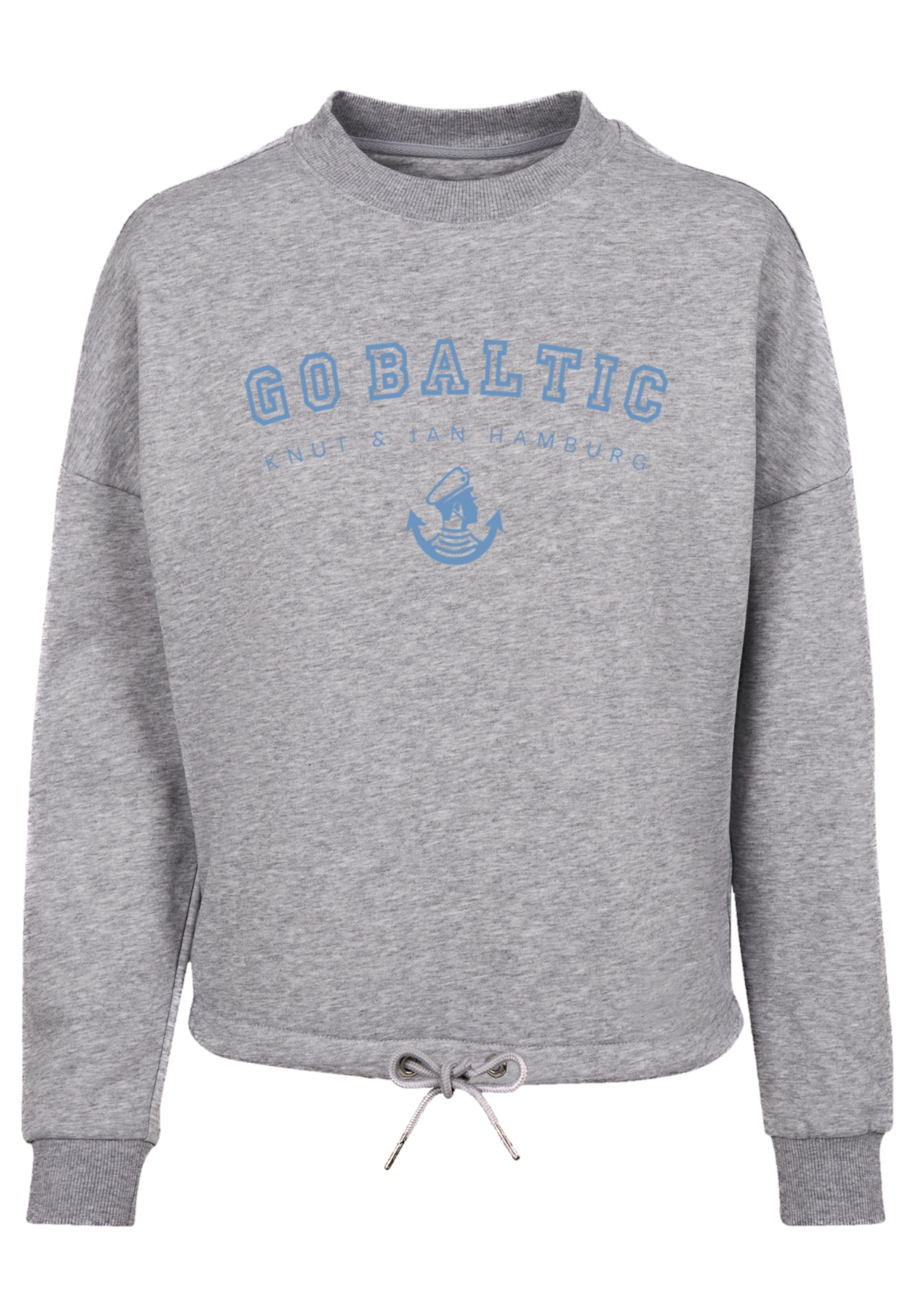 F4NT4STIC Sweatshirt »Go Baltic Knut & Jan Hamburg«, Print