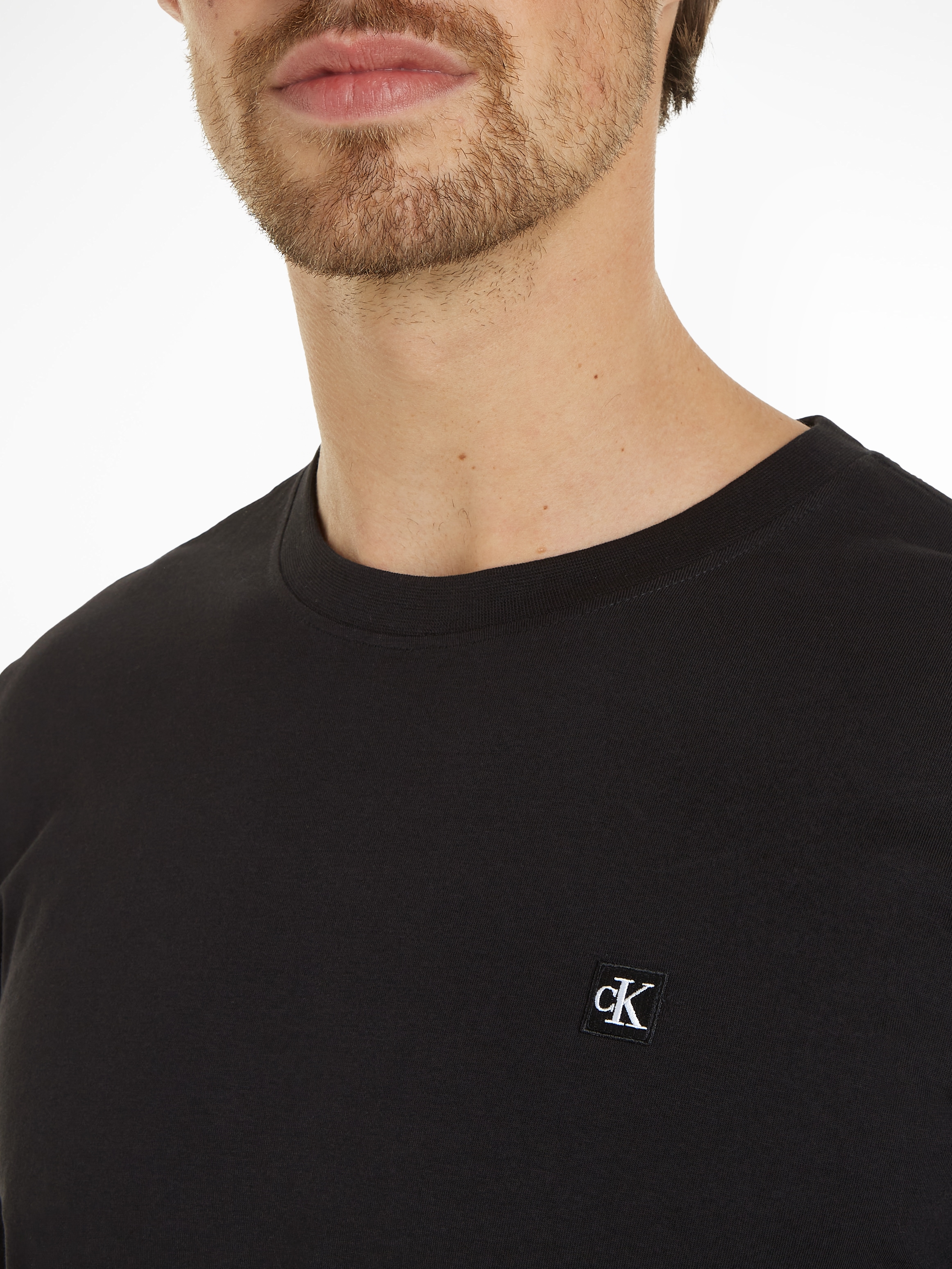 Calvin Klein Jeans T-Shirt »CK EMBRO BADGE TEE«, mit Logopatch