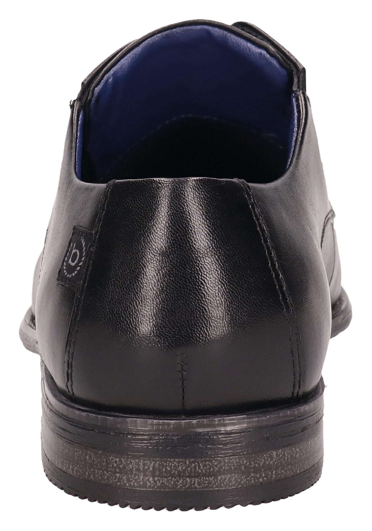 bugatti Schnürschuh, Business Schuh, Anzugschuh mit feinem Blockabsatz