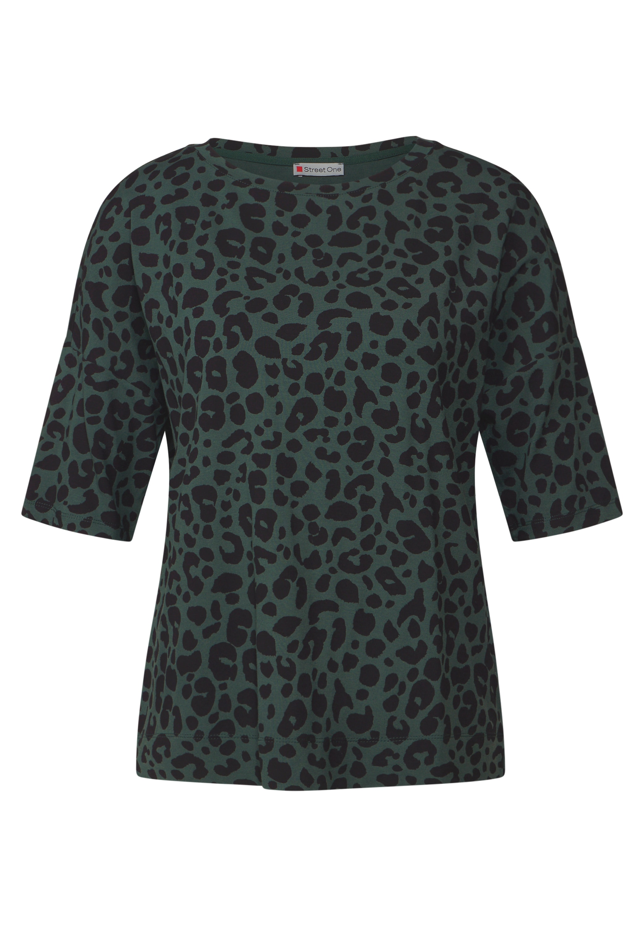 STREET ONE T-Shirt, aus elastischem Materialmix