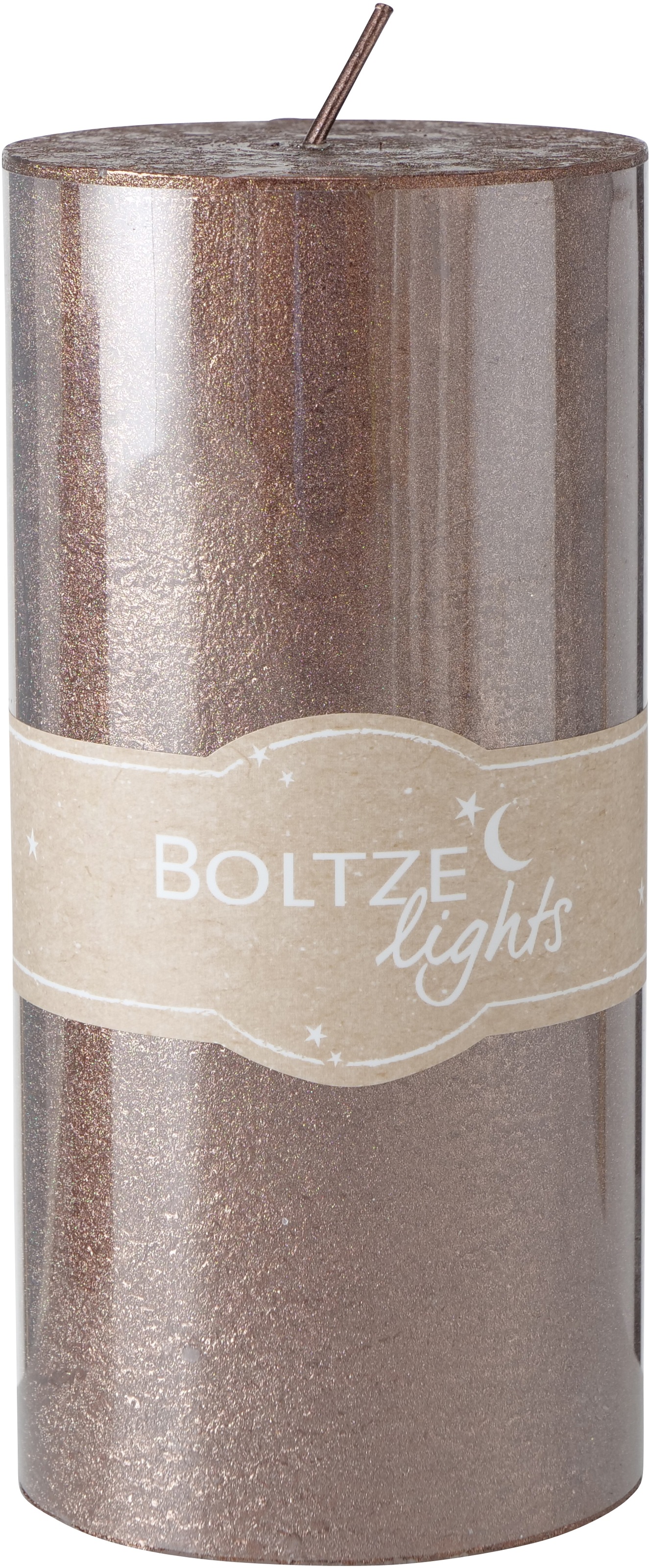 Stumpenkerze Mora, (Set, 4-tlg.)