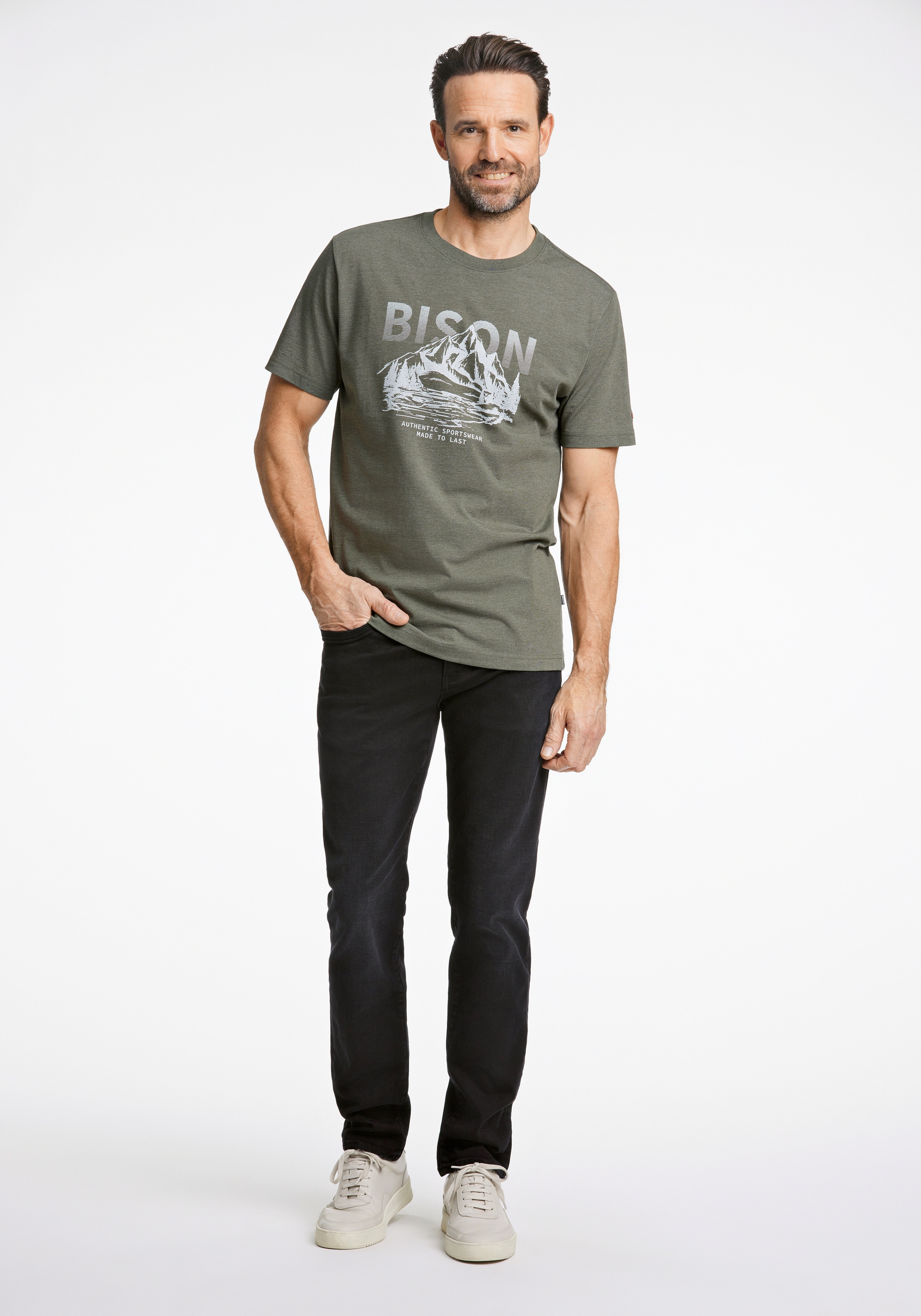 BISON 5-Pocket-Jeans »Jeans Tapered Fit«
