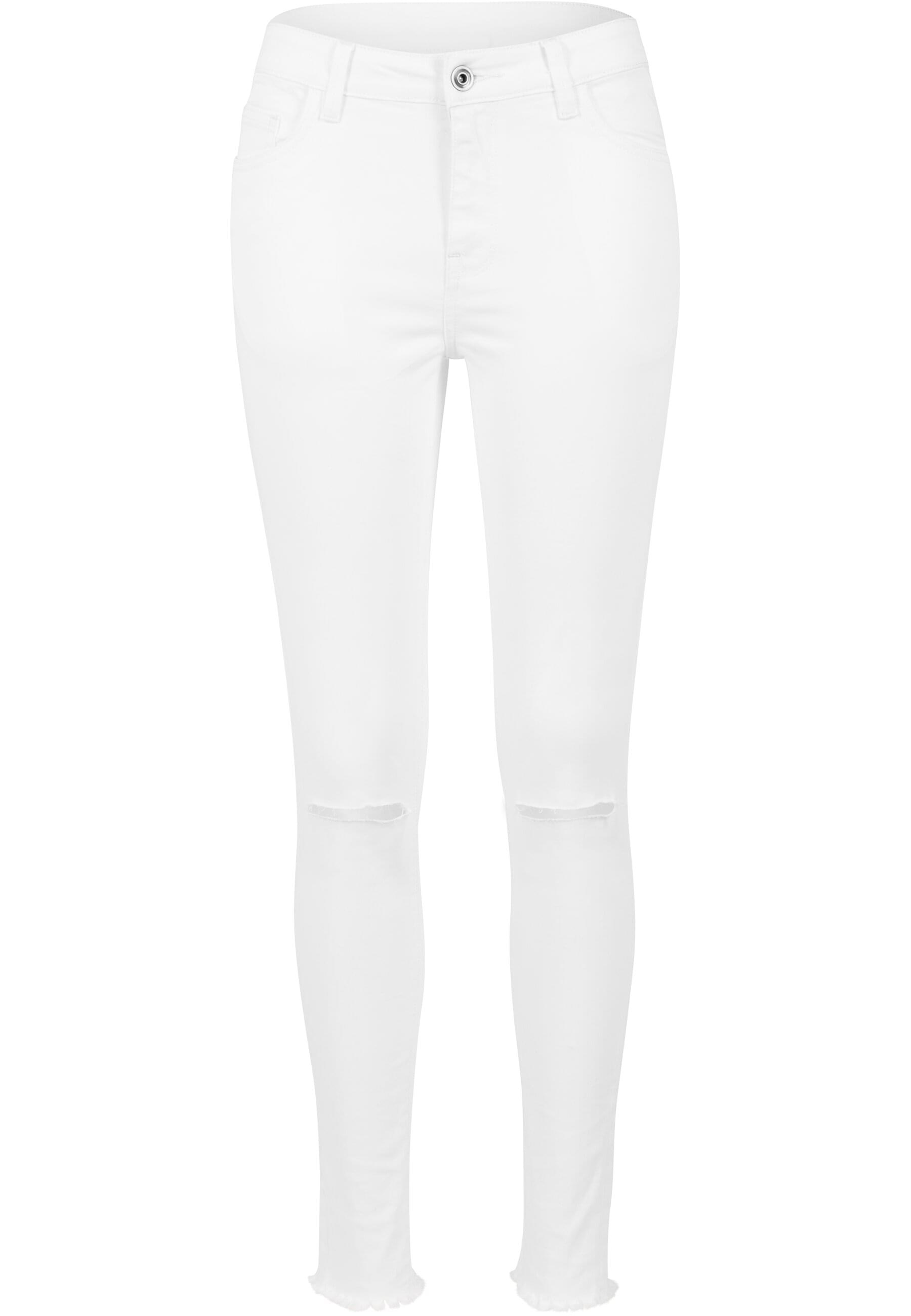 URBAN CLASSICS Stoffhose "Urban Classics Damen Ladies Cut Knee Pants", (1 tlg.)