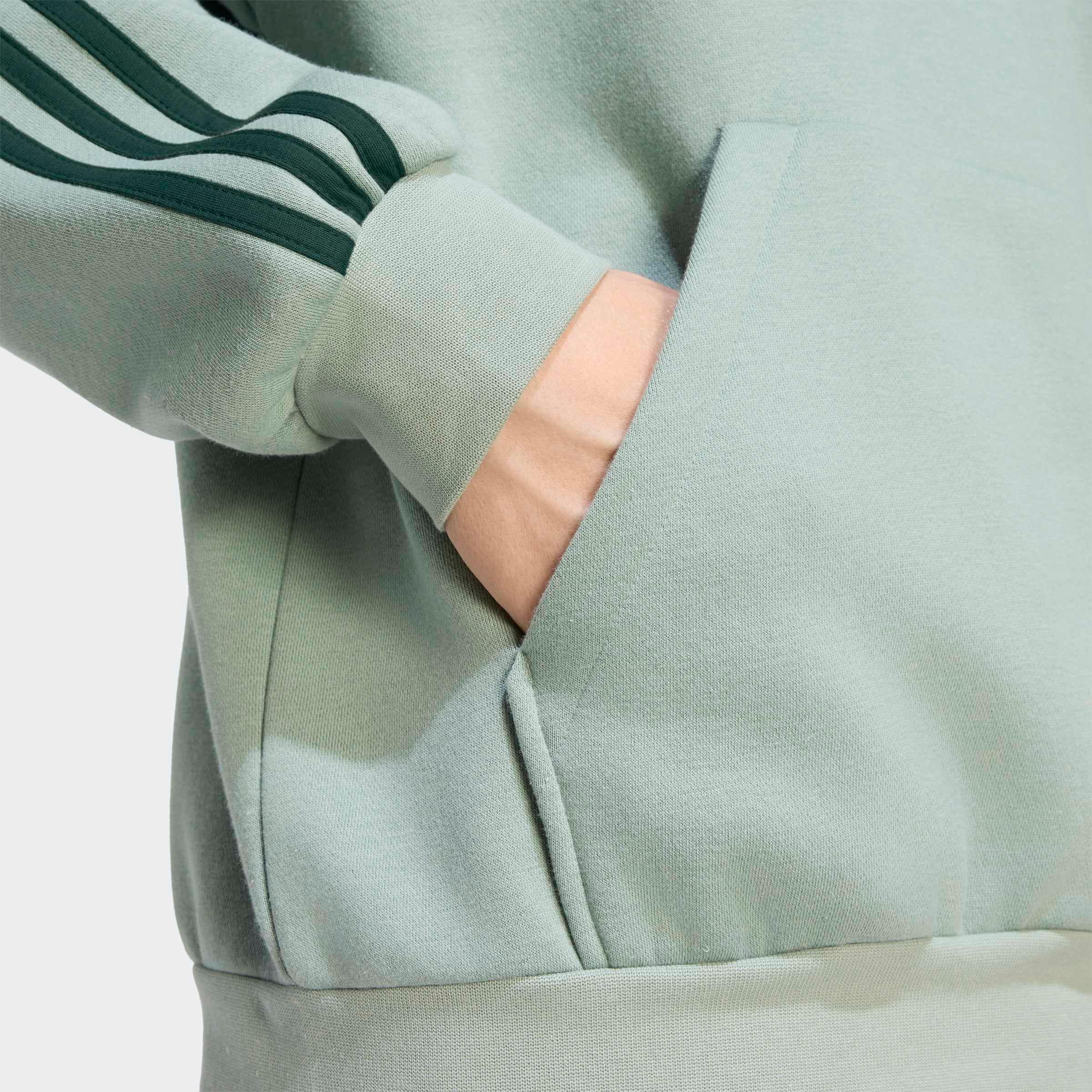 adidas Sportswear Kapuzensweatshirt »ESSENTIALS 3-STREIFEN FLEECE HOODIE«
