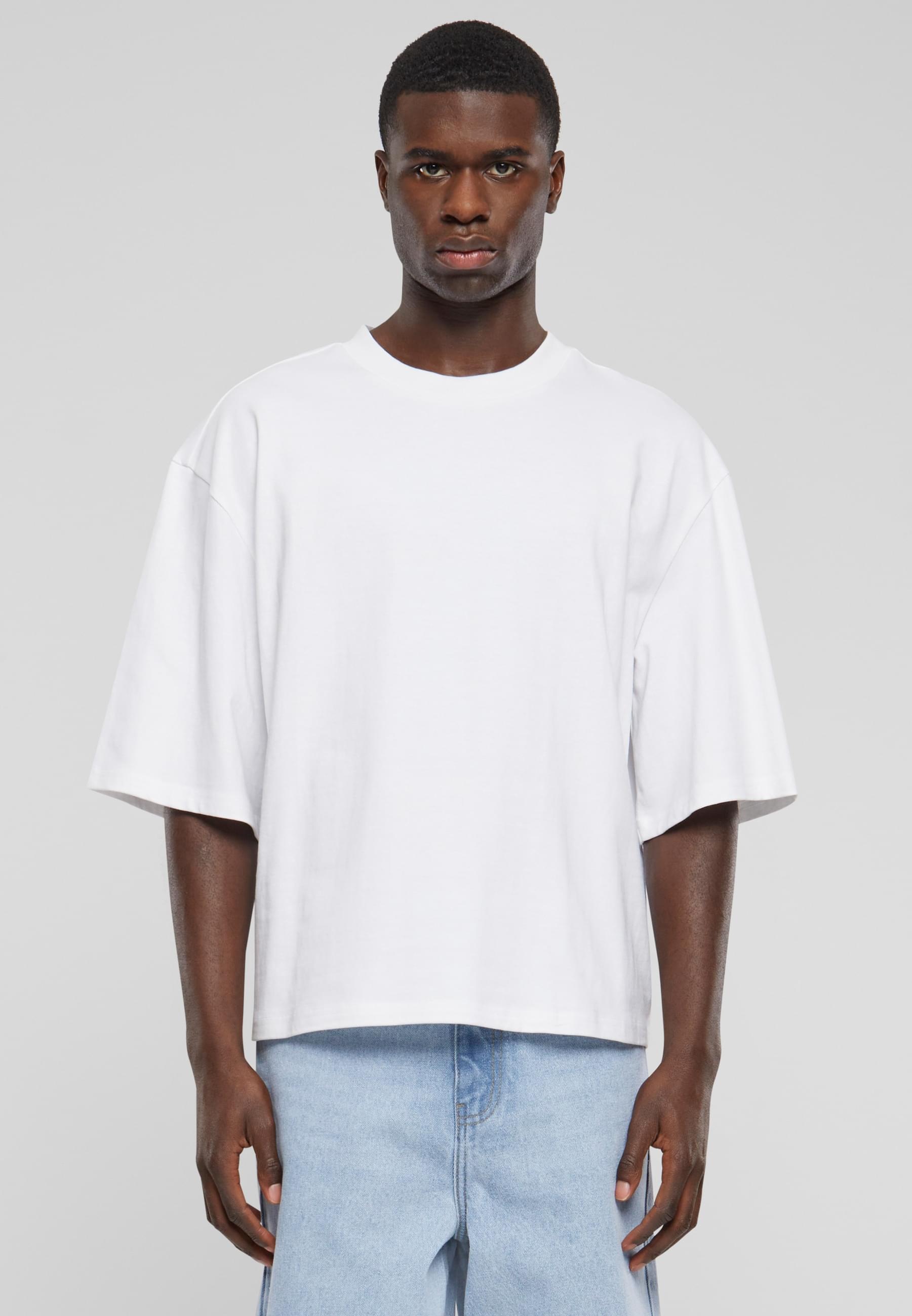 URBAN CLASSICS T-Shirt »Urban Classics Herren Organic Oversized Cropped Tee«, (1 tlg.)