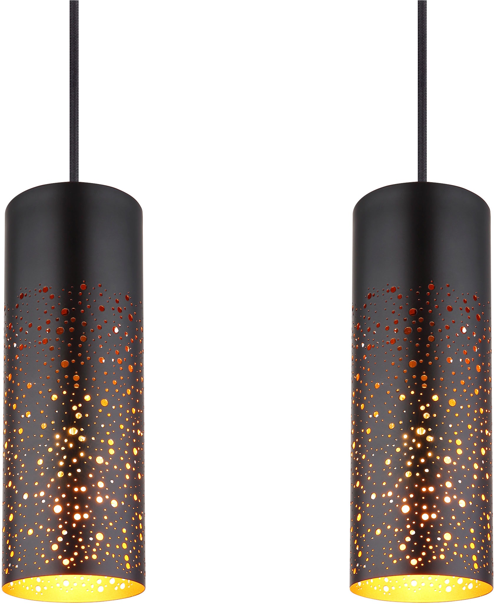 GLOBO LIGHTING Hängeleuchte »CROCKY«, Leuchtmittel E27 | ohne Leuchtmittel, Hängelampe/Pendelleuchte/Esszimmer/Wohnzimmer/Esstisch