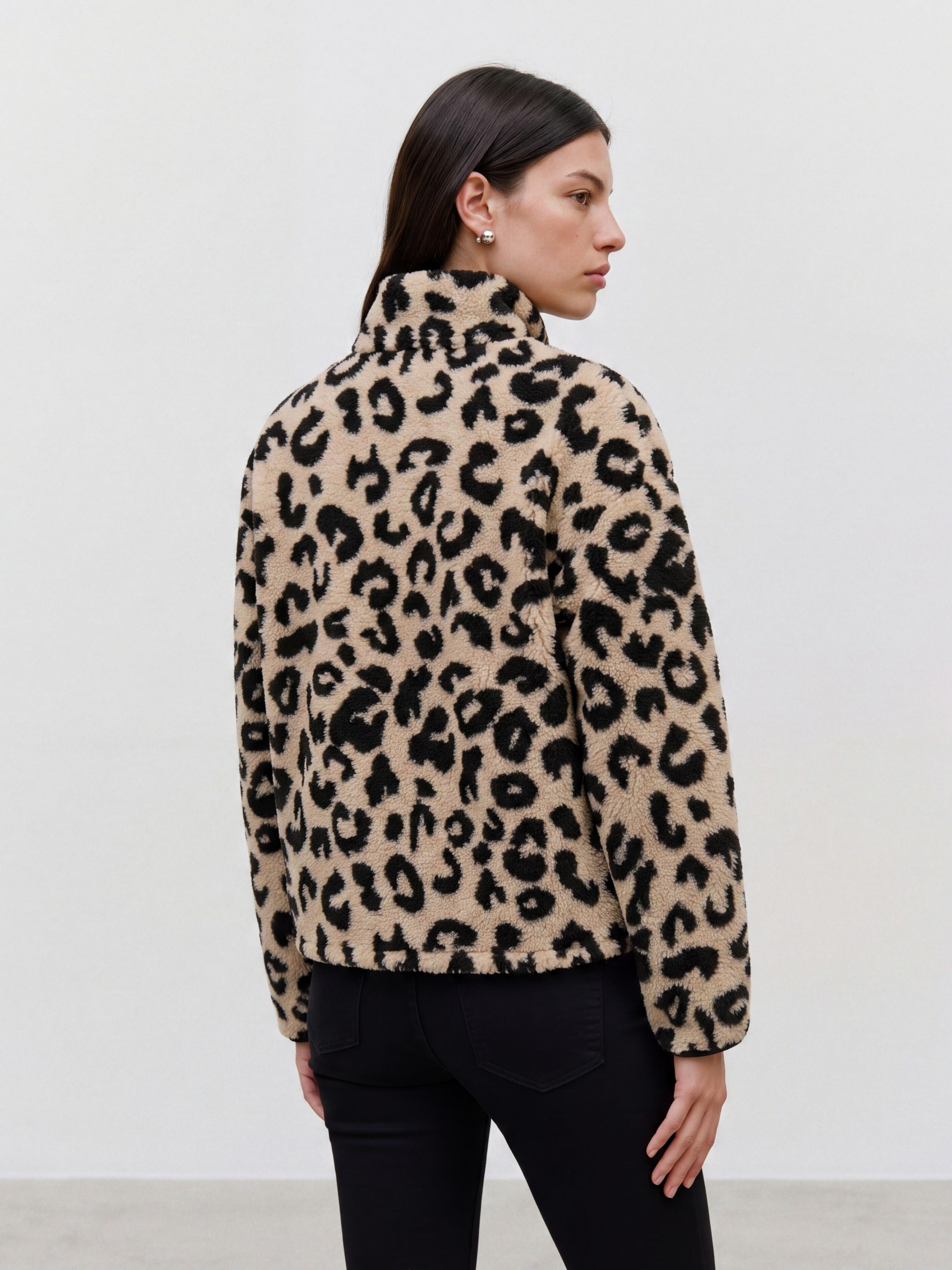 Vero Moda Plüschjacke »VMCLEOLEO SHORT TEDDY JACKET LCS« Polyester