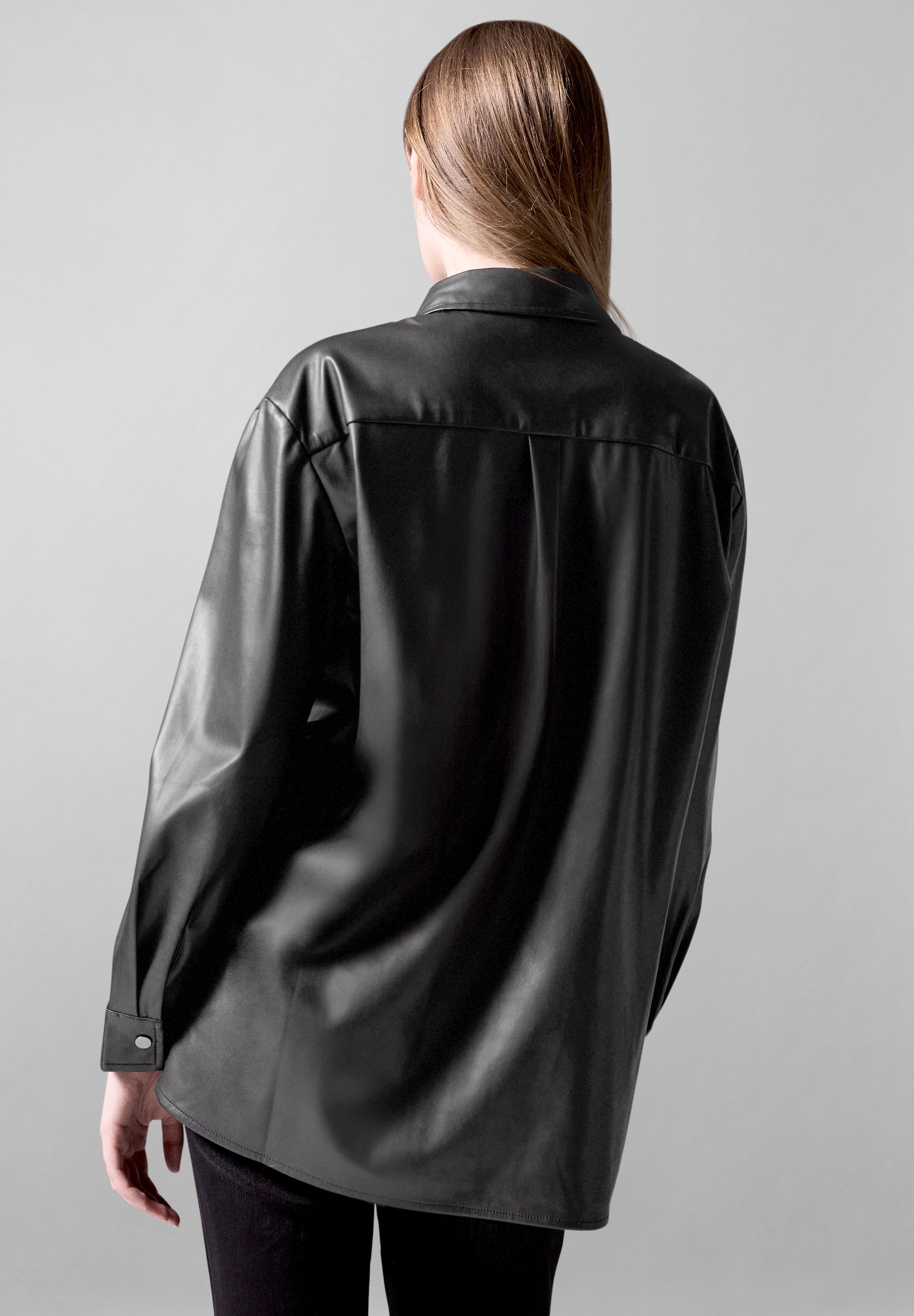 STREET ONE STUDIO Hemdbluse, mit Brusttaschen