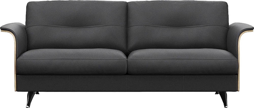 FLEXLUX "Glow Sofa, Couch," Premium-Sitz: Kaltschaum & Federkern, Arml. Wal günstig online kaufen
