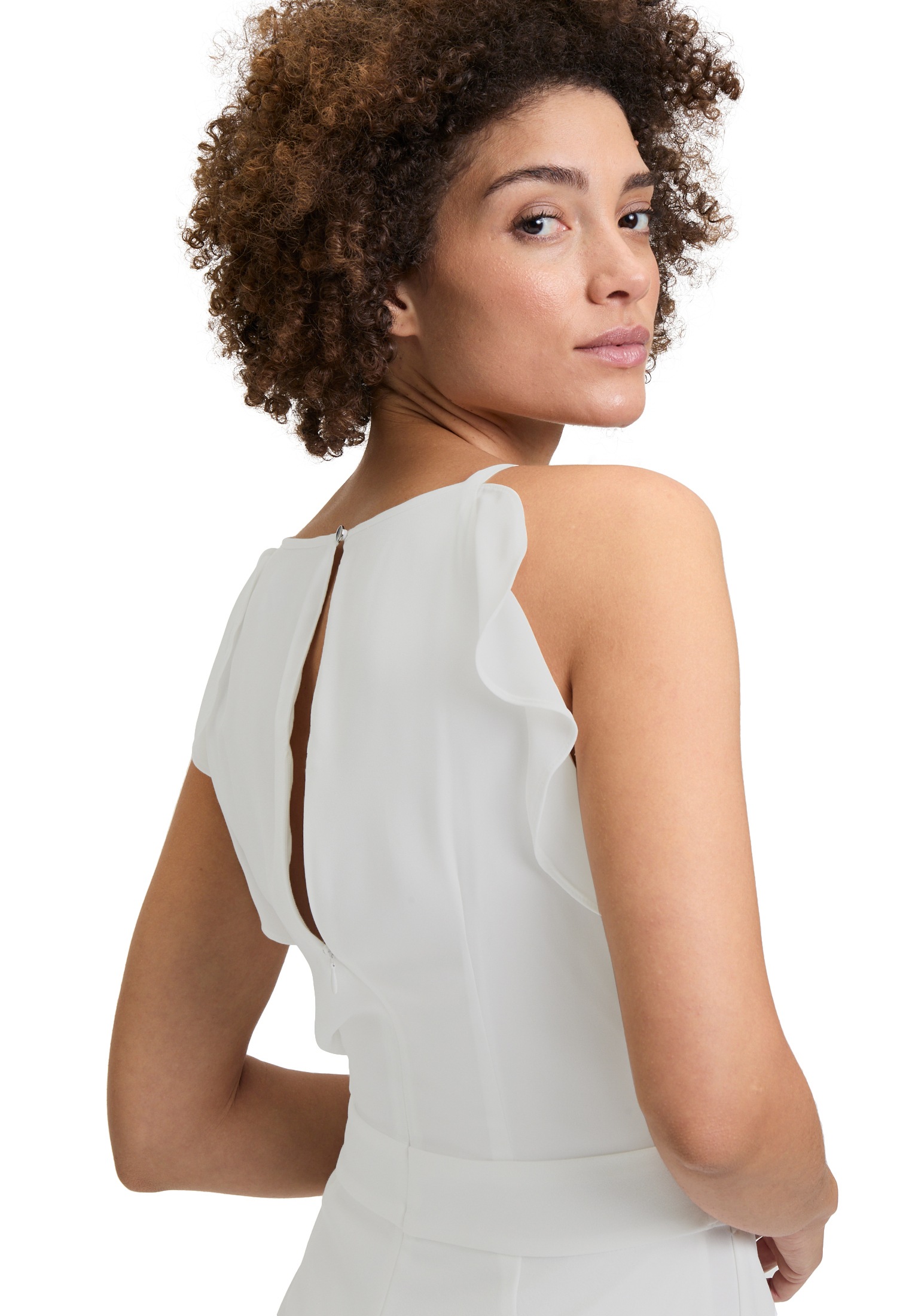 Vera Mont Overall »Vera Mont Damen Jumpsuit mit Volant«, (1 tlg.), Bindeband
