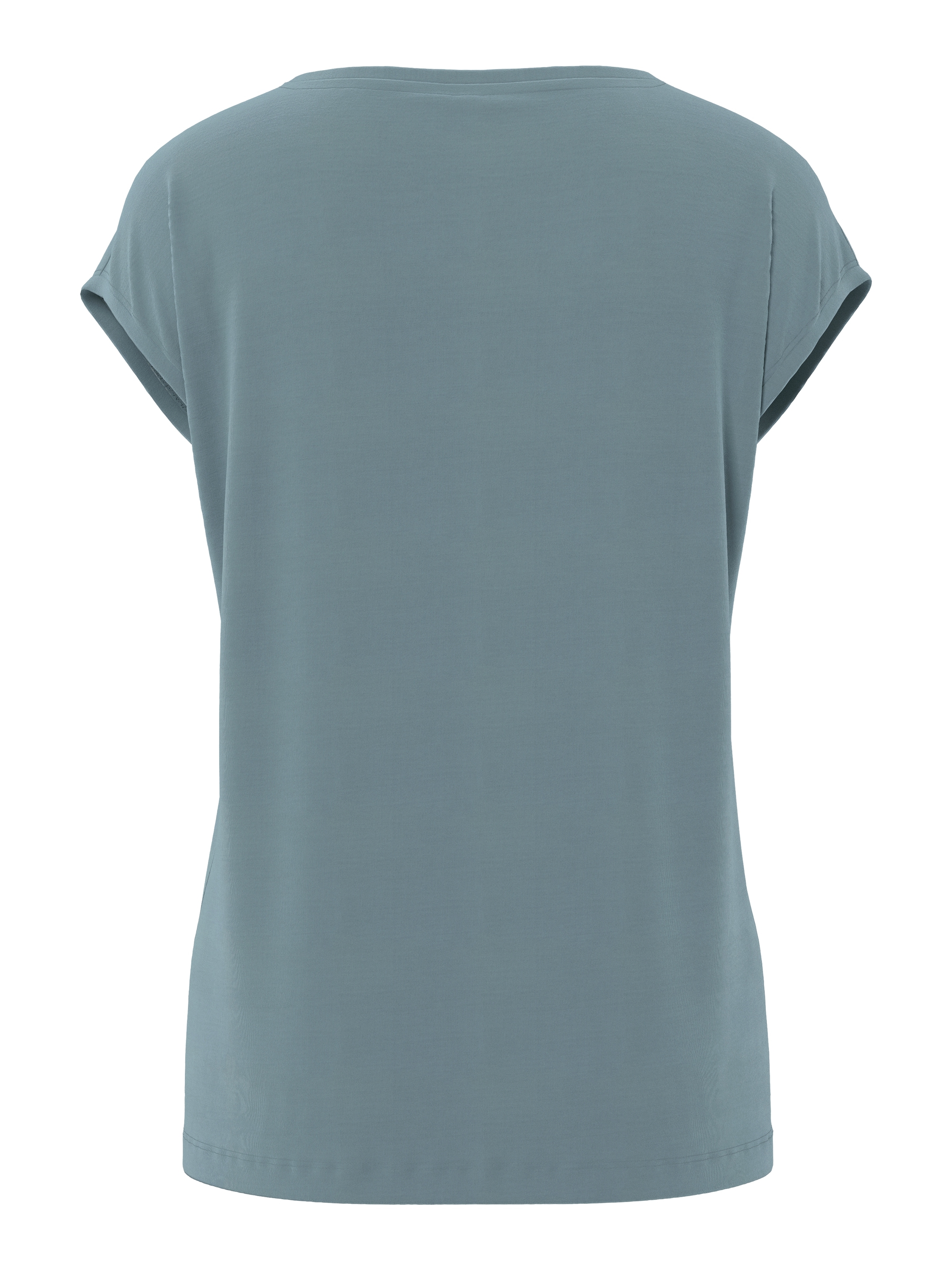 pieces Kurzarmshirt »PCKAMALA TEE NOOS BC« Materialmix, regular fit