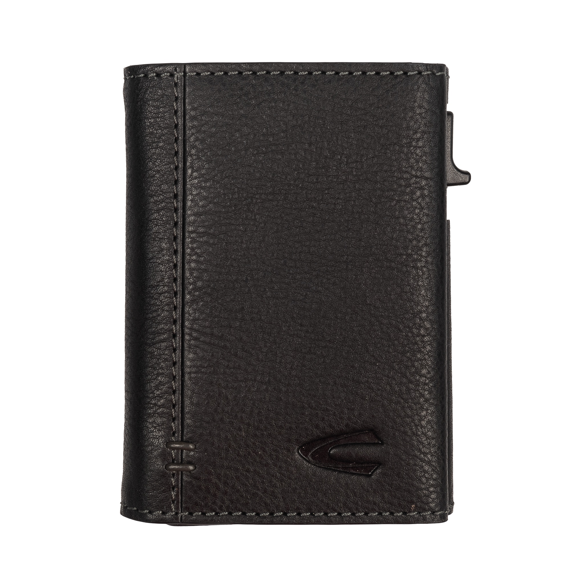 camel active Kartenetui "Thunder" Leder-Herrenbörse mit Kartenschieber, Magnethalterung und RFID-Schutz