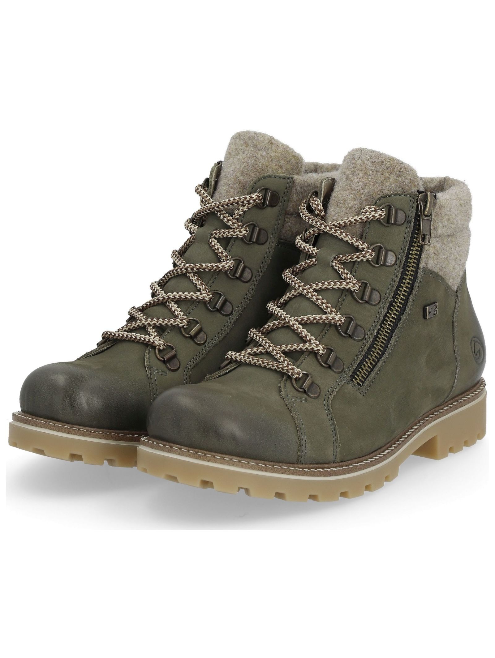 Remonte Schnürstiefelette "Remonte Stiefelette Veloursleder" günstig online kaufen