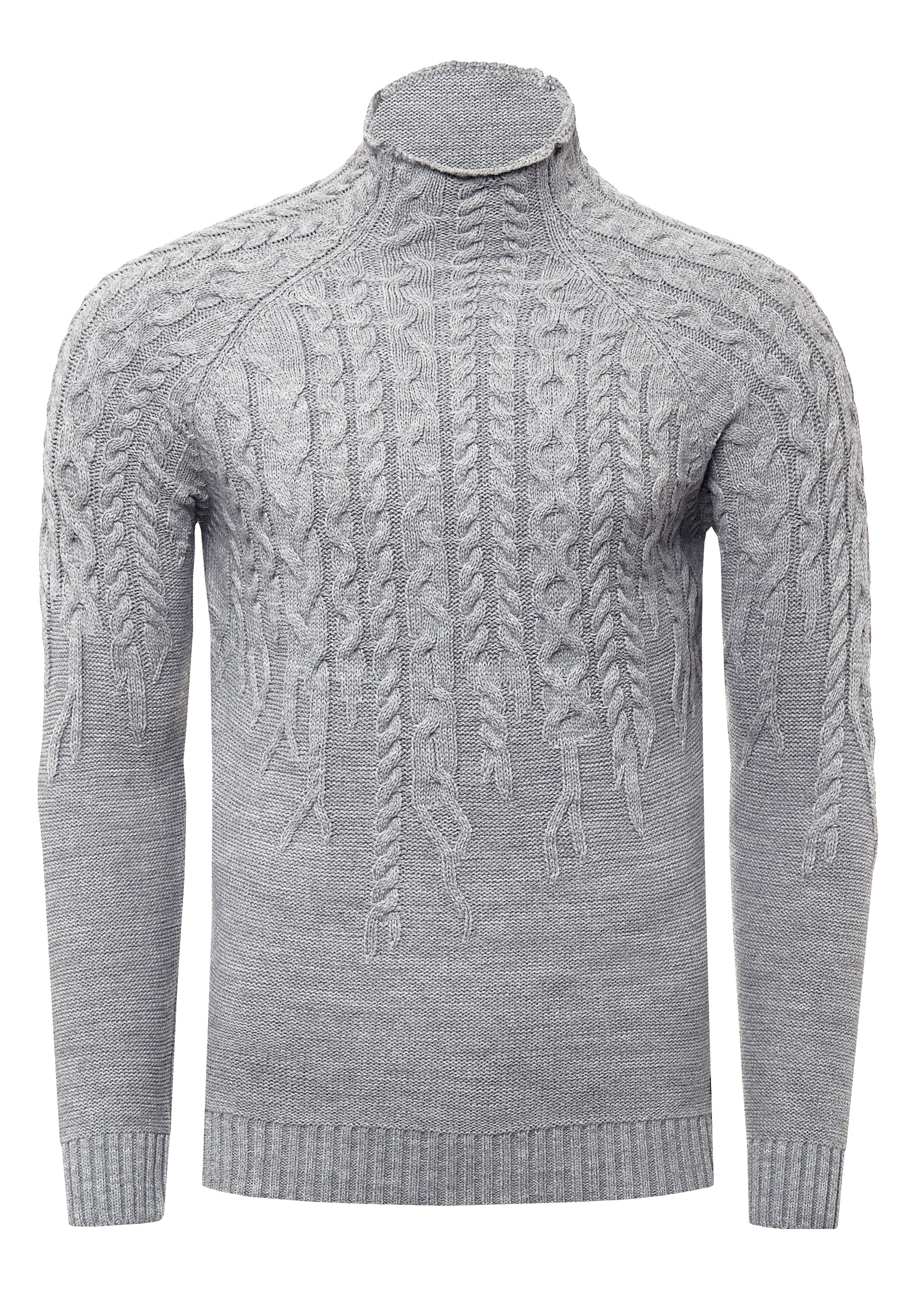 Rusty Neal Strickpullover, mit modischen Zopfmustern