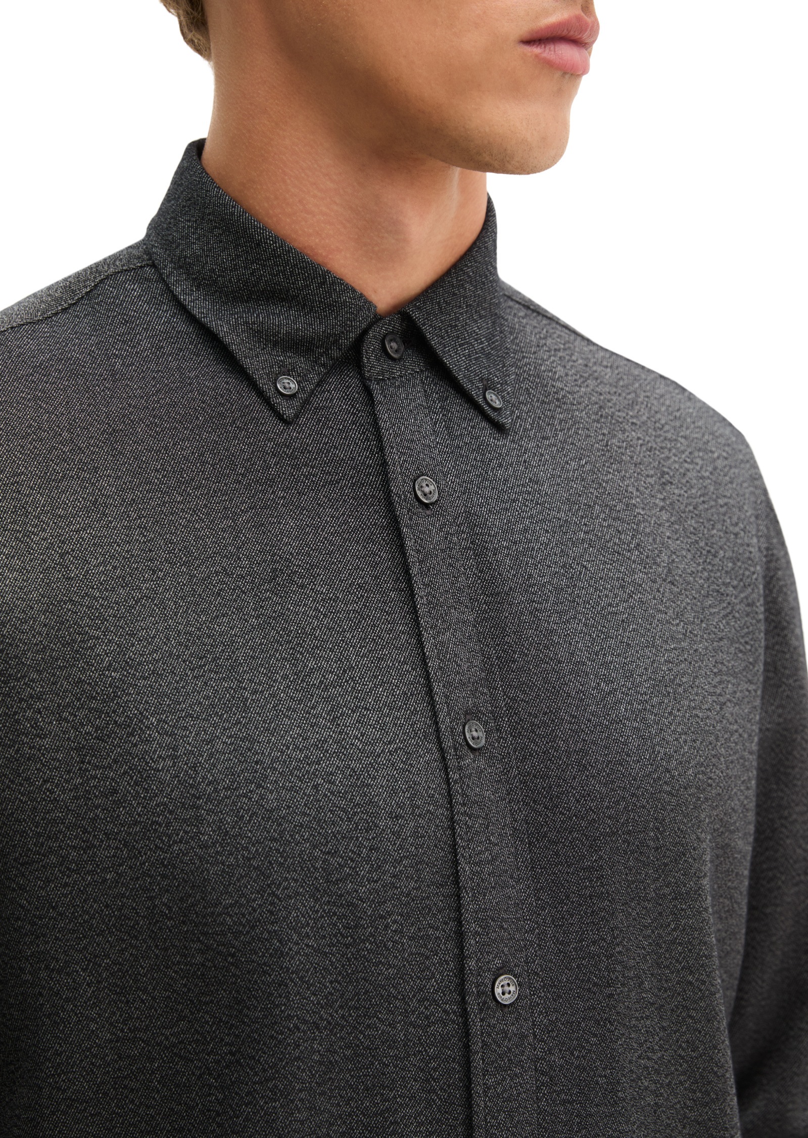 Marc O'Polo Langarmhemd »aus Bio-Baumwolle mit TENCEL™ Lyocell«
