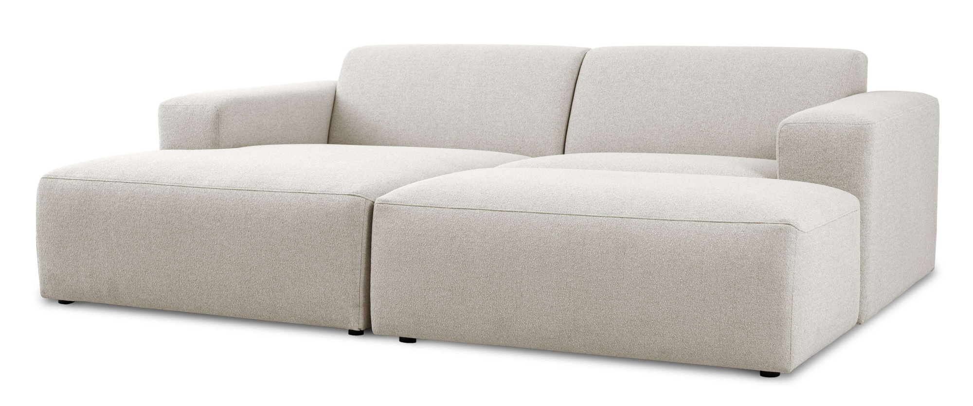 Thumbnail - INOSIGN Ecksofa "Koa,228cm, L-Form, Modulsofa, Webstoff, Cord, Struktur, Chenille" Designsofa, Set, Hocker inklusive, we...