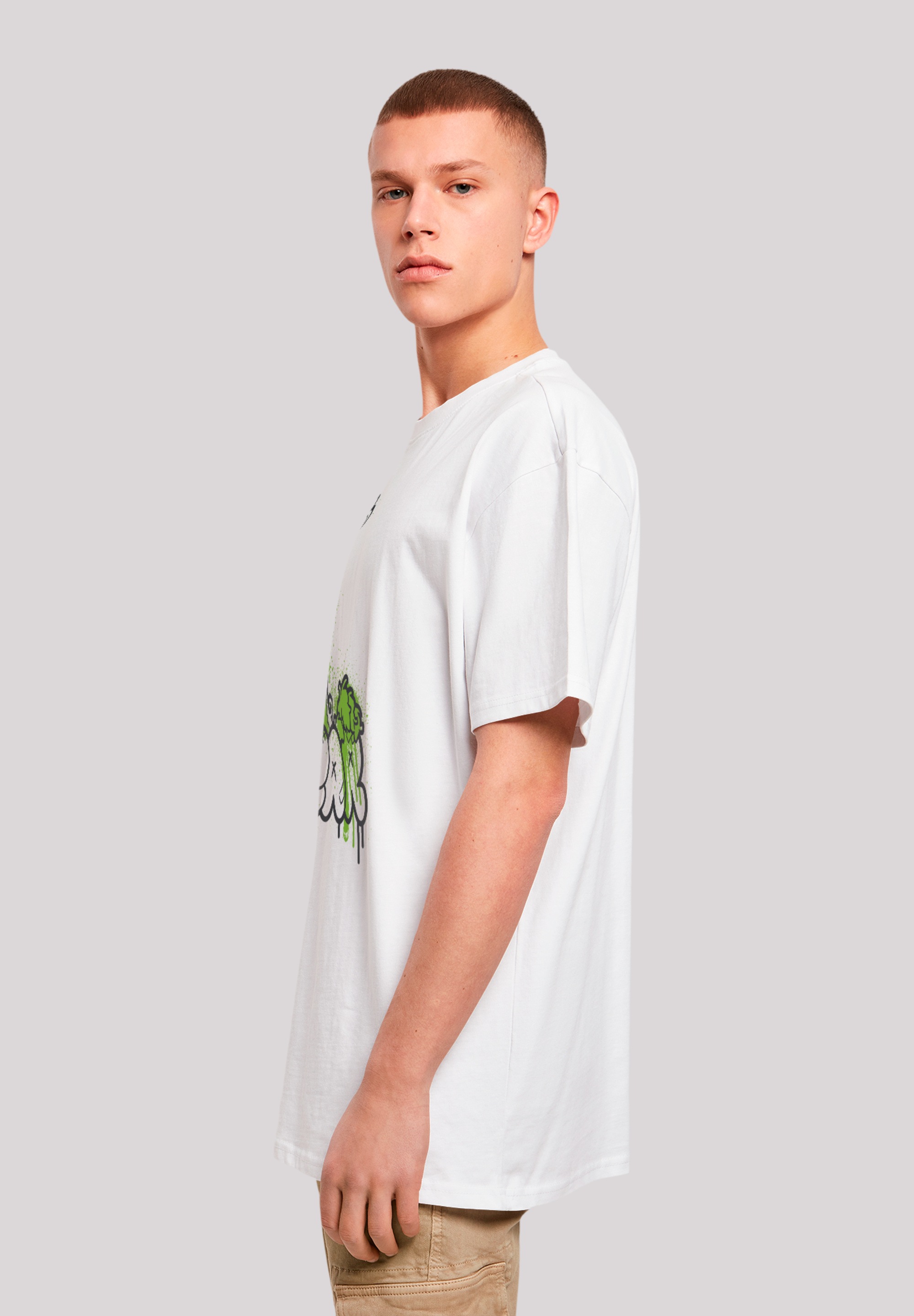F4NT4STIC T-Shirt »Sesamstraße Oscar Graffiti«, Premium Qualität
