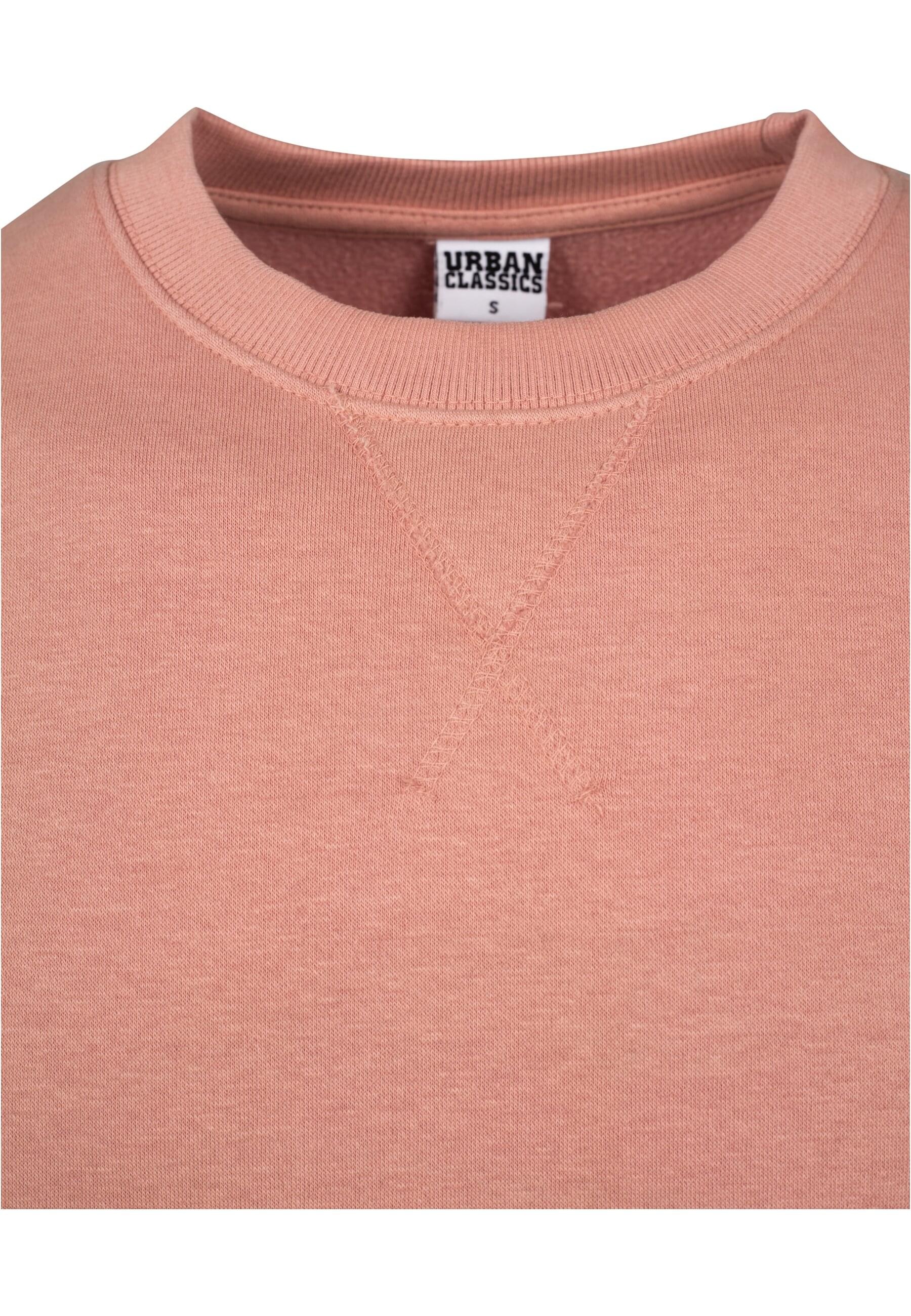 URBAN CLASSICS Rundhalspullover »Urban Classics Herren Oversized Open Edge Crew«, (1 tlg.)