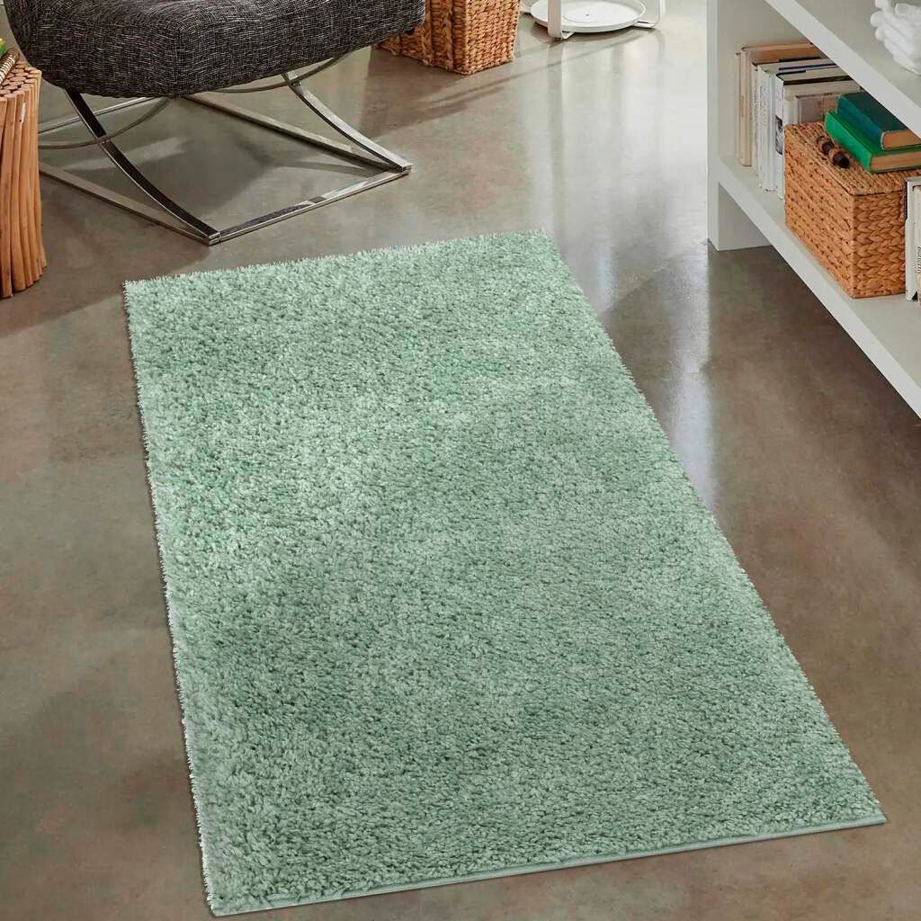 Carpet City Hochflor-Teppich »City Shaggy«, rechteckig, 30 mm Höhe, Auch als Läufer, Langflor, Uni, Shaggy, flauschig-weich