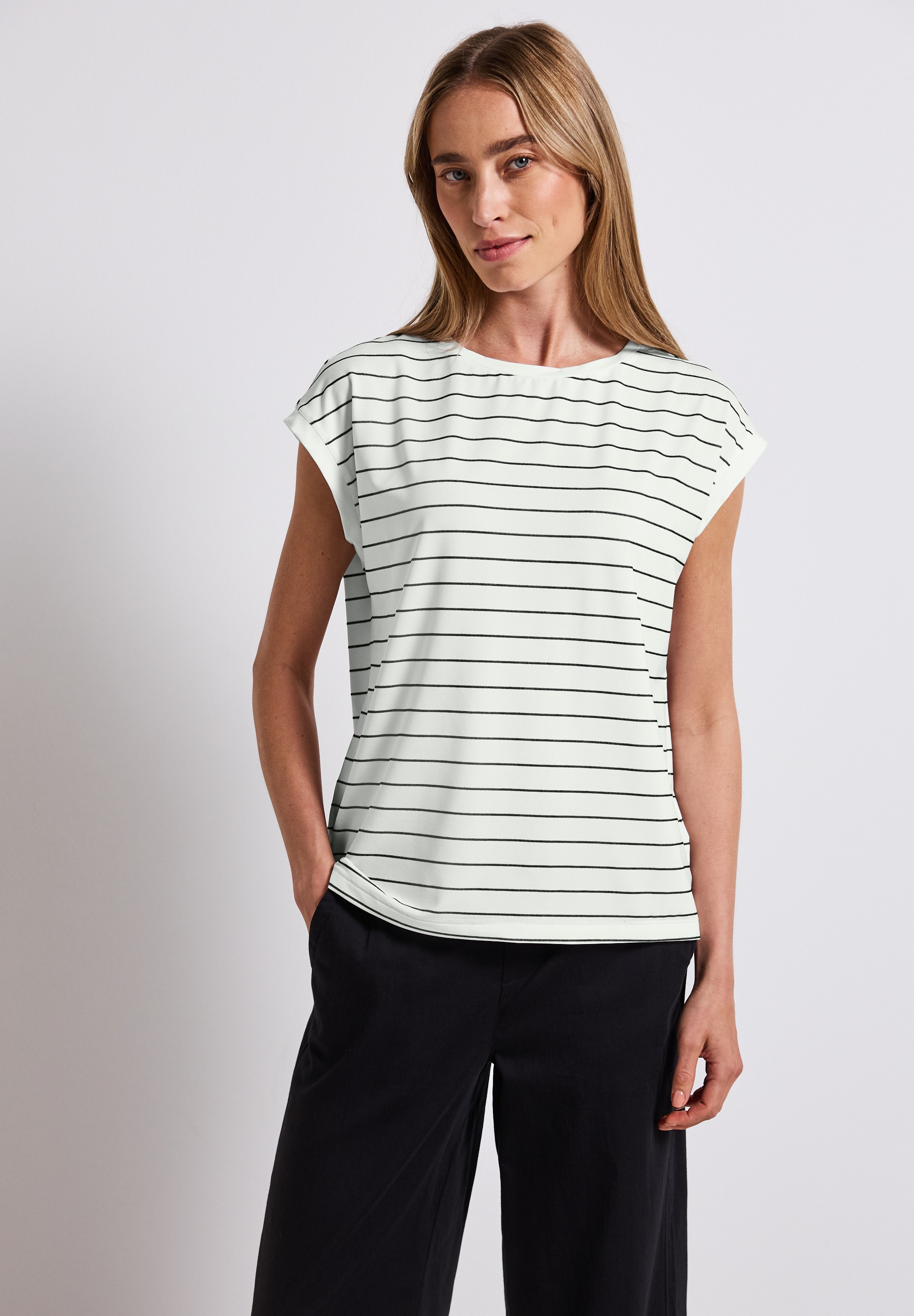 STREET ONE T-Shirt, im Streifendesign günstig online kaufen