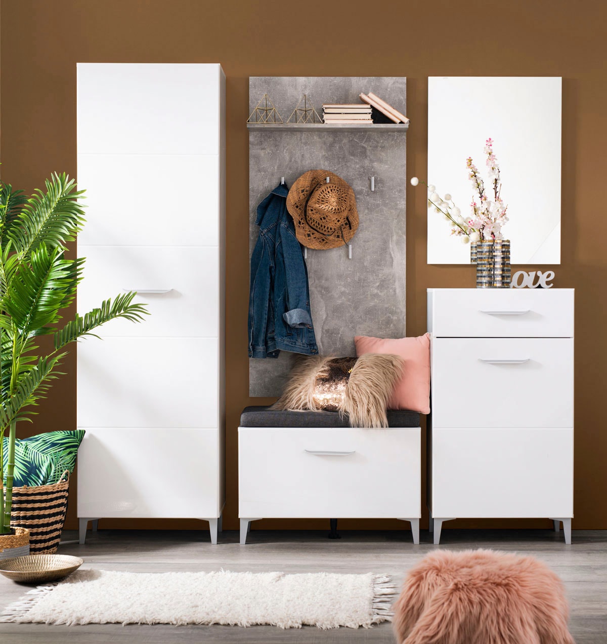 Home affaire Garderoben-Set "Como" Komplett-Set