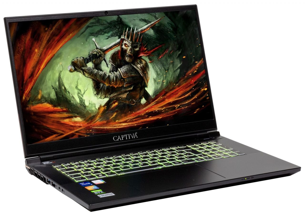 CAPTIVA Gaming-Notebook »Highend Gaming I69-090«, / 3070 GeForce® Intel, RTX SSD 500 43,9 cm, 17,3 i7, GB | Zoll, Core BAUR Ti