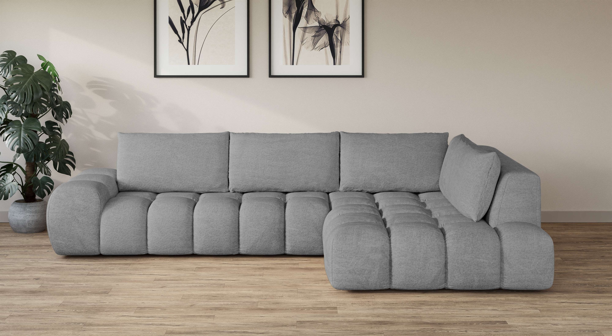 OTTO home Ecksofa "AZITA klein, L-Form, elegant und bequem Designsofa in Bu günstig online kaufen