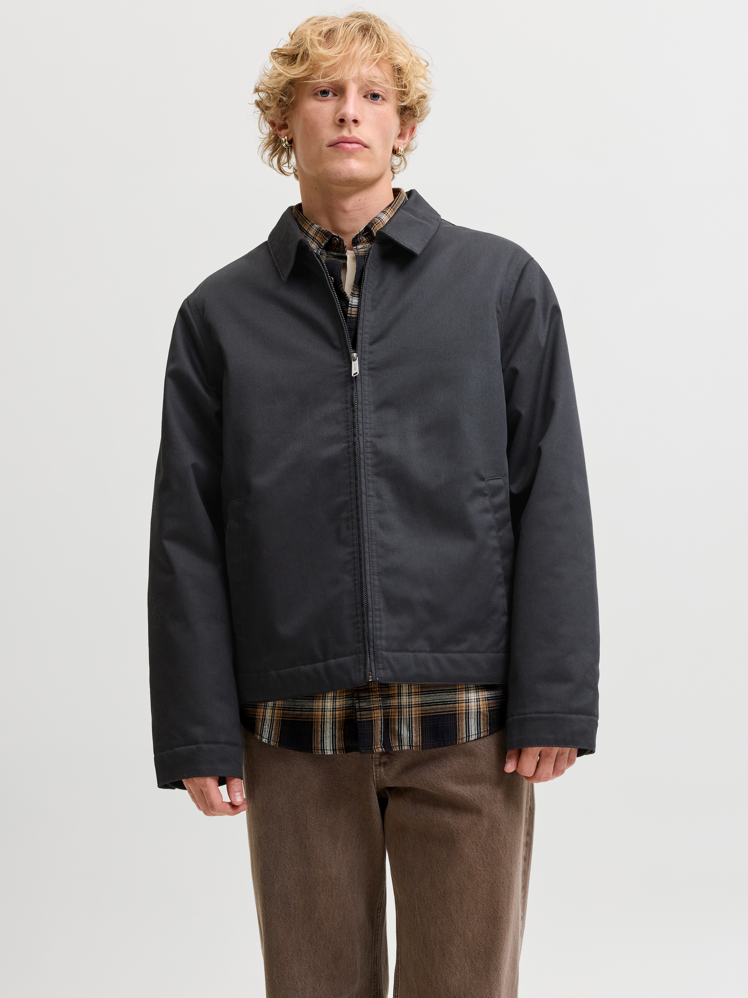Jack & Jones "JJECOLTON WORKER JACKET NOOS" Materialmix, regular fit