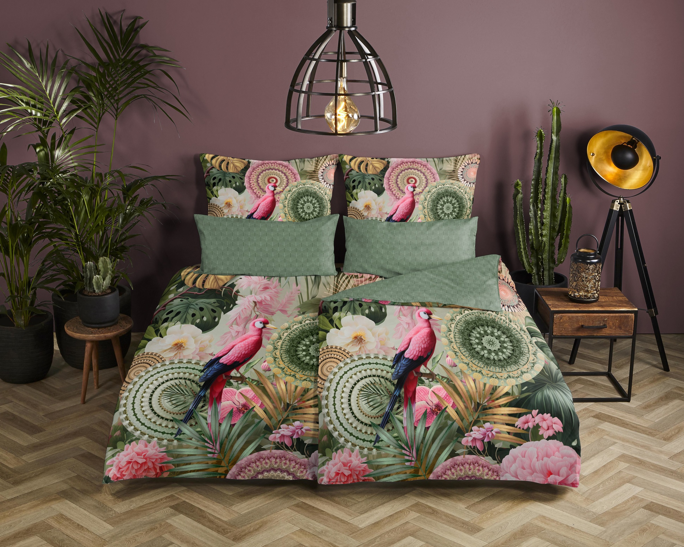 hip Wendebettwäsche "Palay" 3 Stk. Satin, Reißverschluss, Wendeoptik, Manda günstig online kaufen