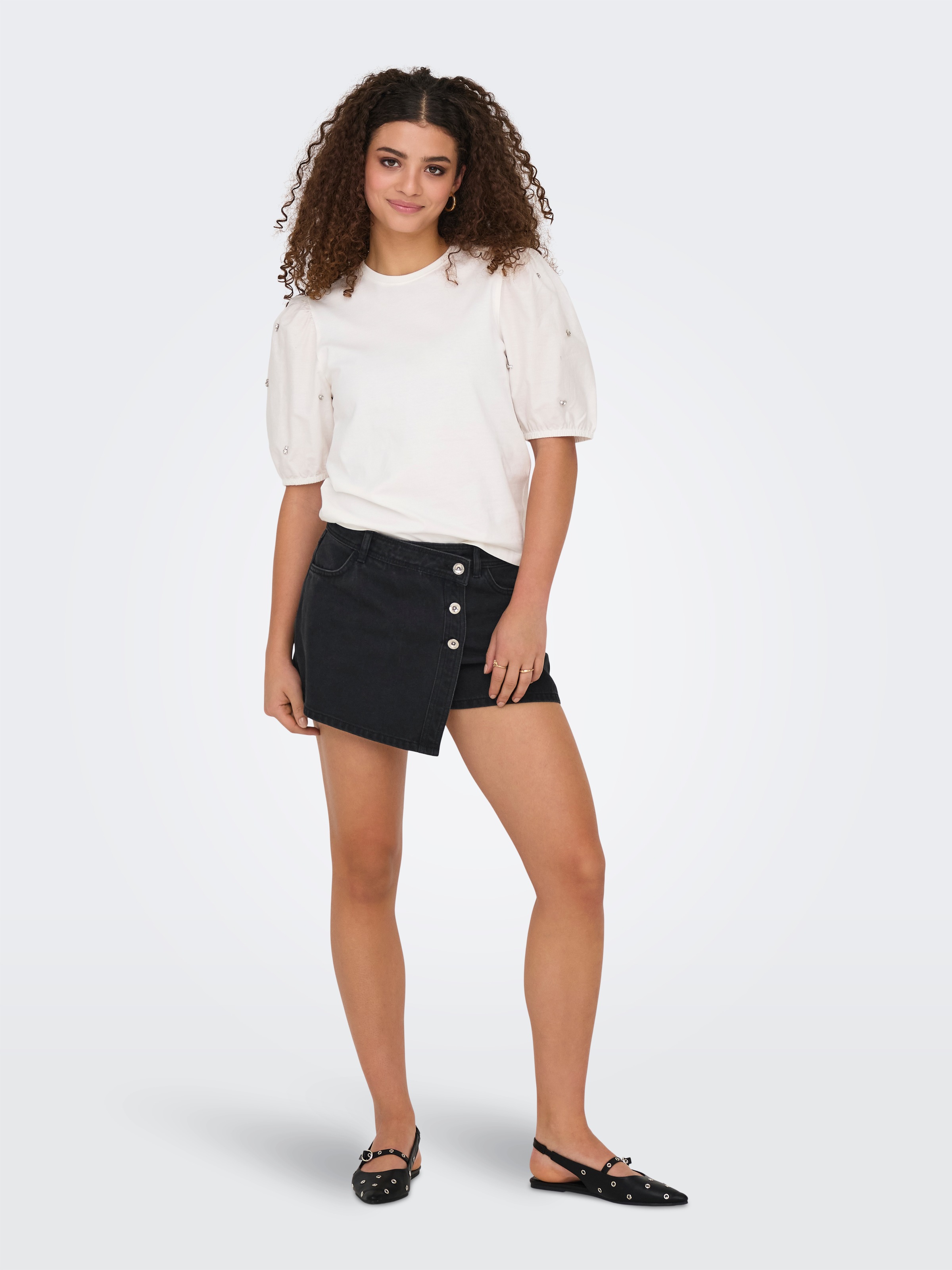 ONLY Jeansshorts "ONLLESLY REG LB DNM SKORT BJ NOOS" Baumwolle, Regular Wai günstig online kaufen