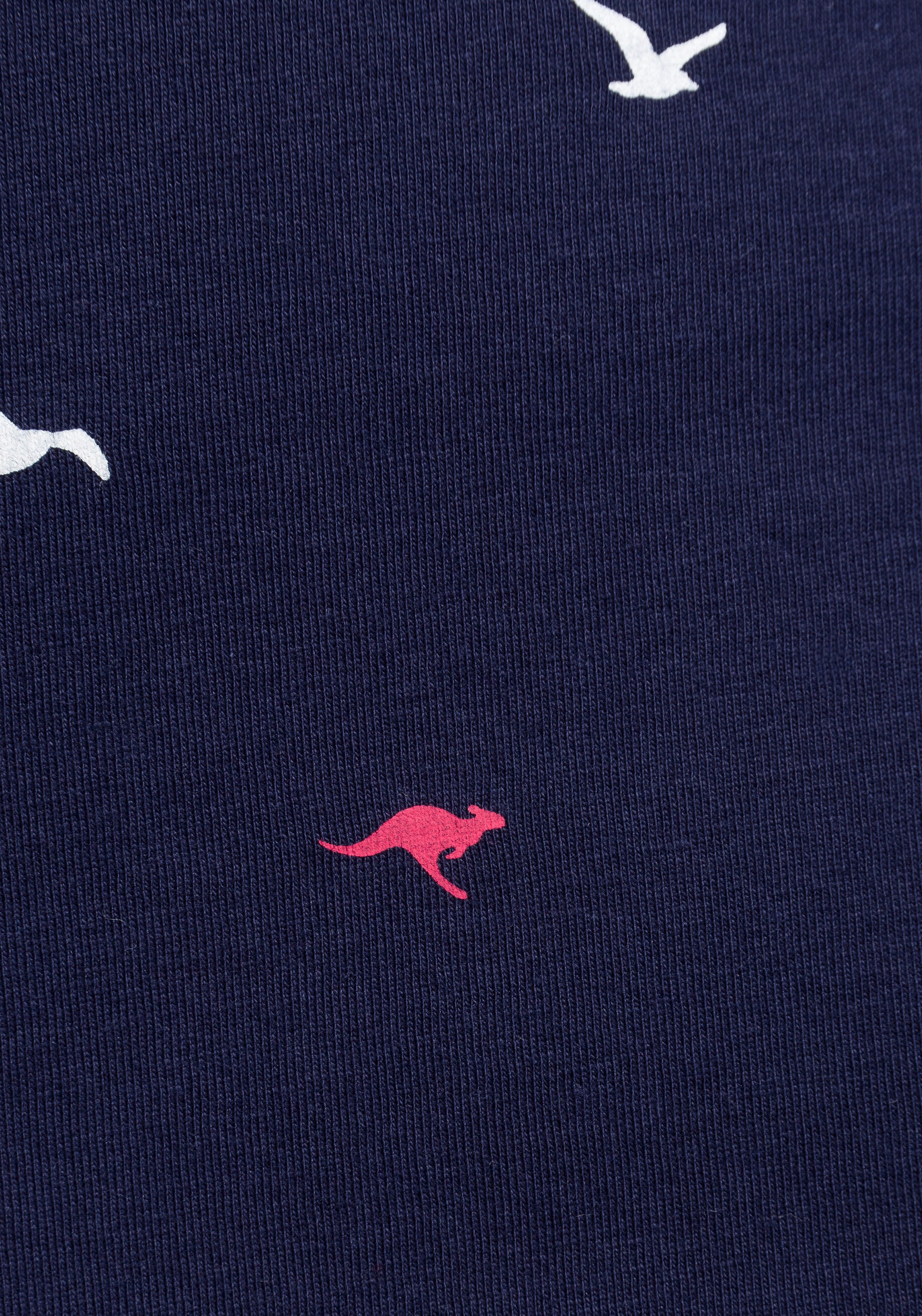 KangaROOS Jerseykleid, (Set, mit abnehmbarem Gürtel), im sommerlichen Print