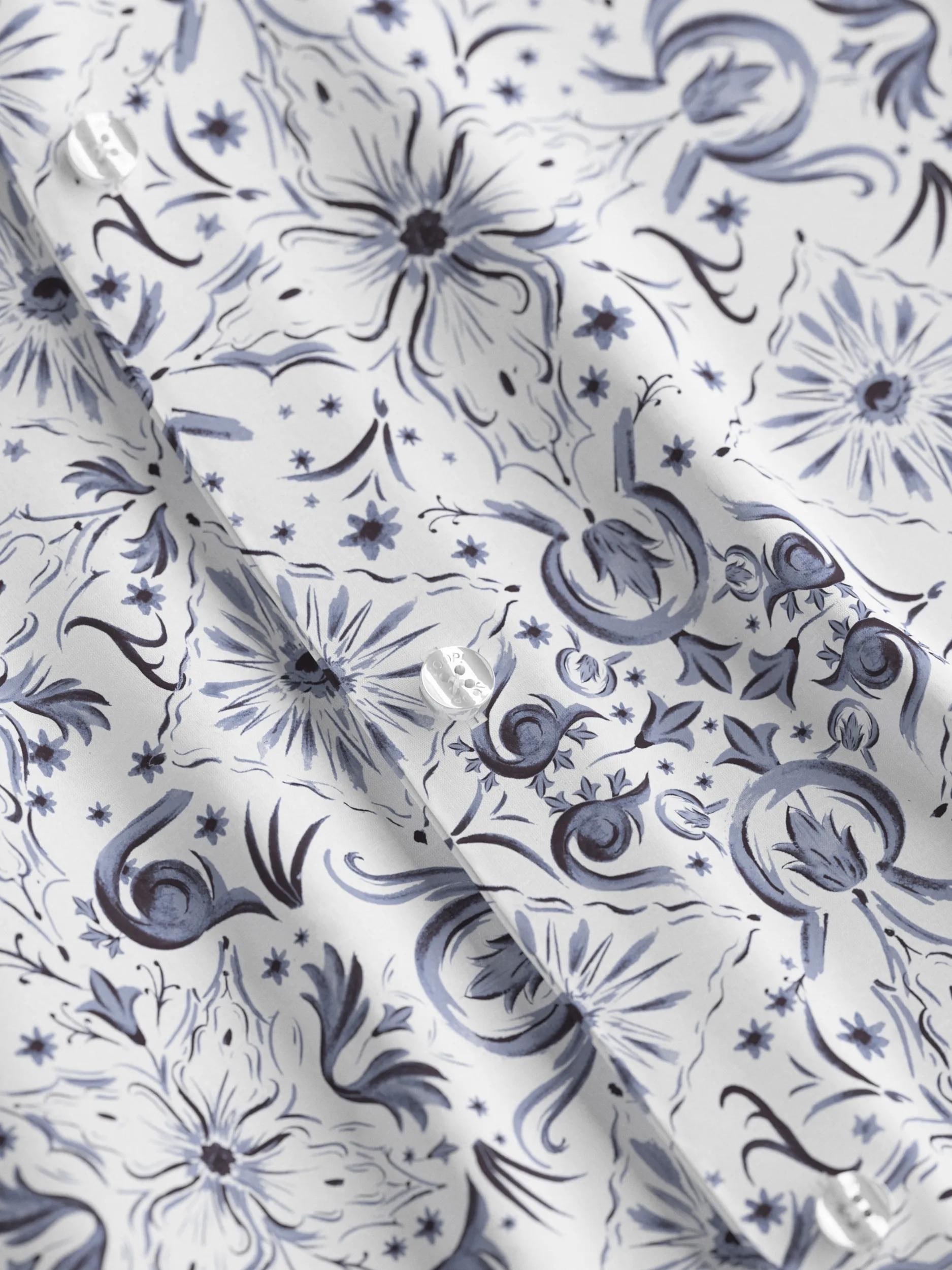 JOOP! Langarmhemd »Pai« mit floralem Muster, slim fit