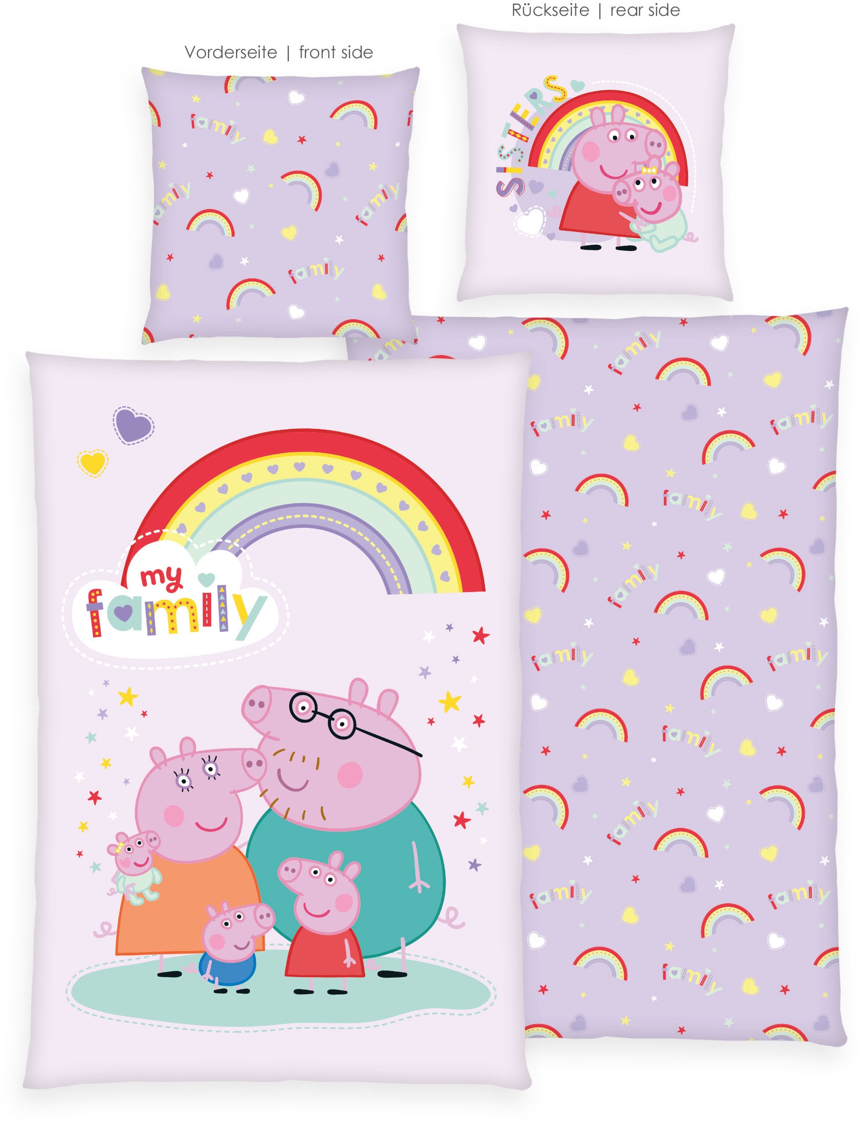Peppa Pig Bettwäsche »Peppa Pig«, Wendebettwäsche