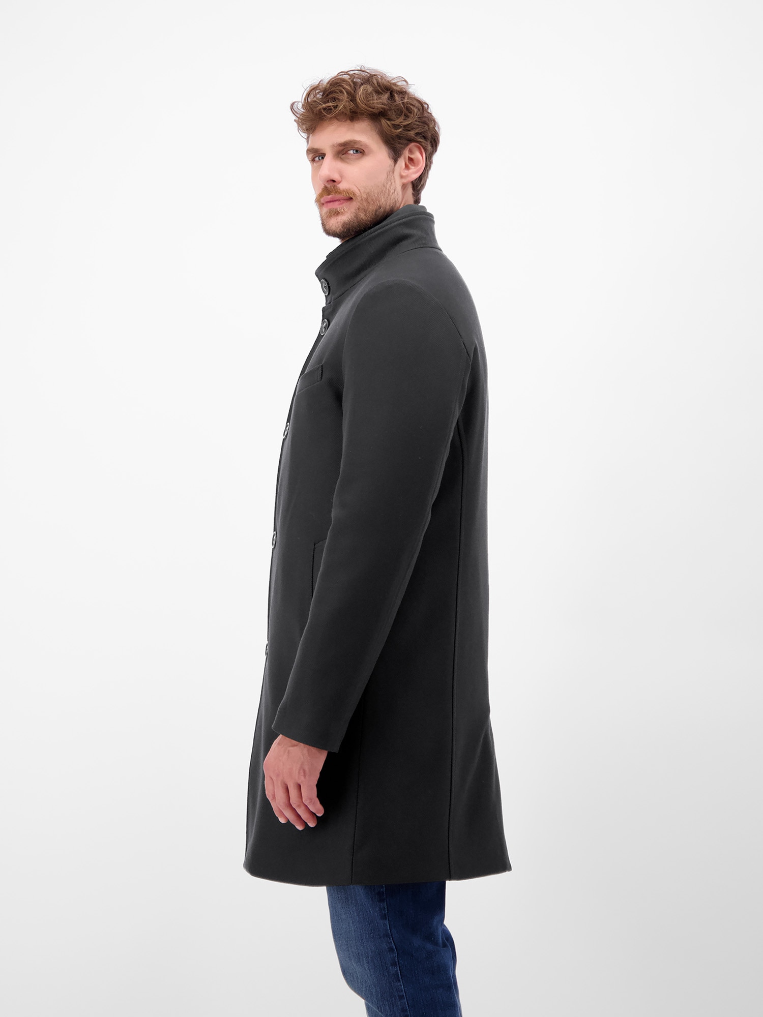 LERROS Wollmantel »LERROS Herren-Wollmantel mit herausnehmbaren Westeneinsatz«