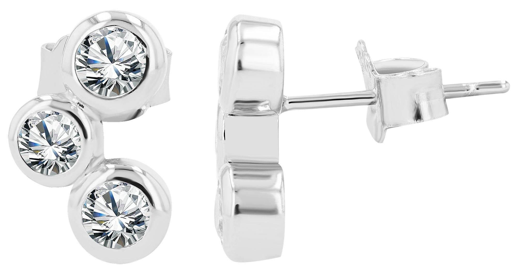 Adelia´s Paar Ohrhänger "Ohrringe – Ohrstecker aus 925 Silber" Schöne Geschenkidee zum Jubiläum