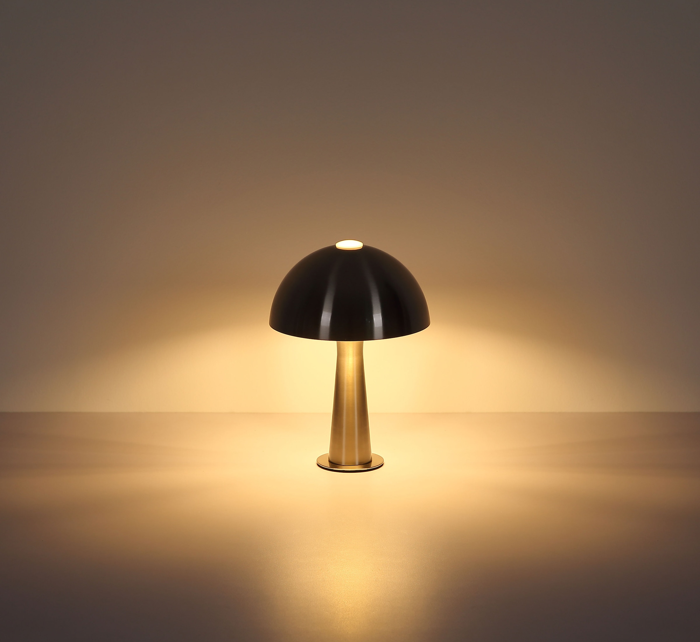 NOWA Tischleuchte »JULIA« E14 1 Stk. Pilzlampe, Fassung E14, mit praktischem Wippschalter, Höhe 28,5 cm