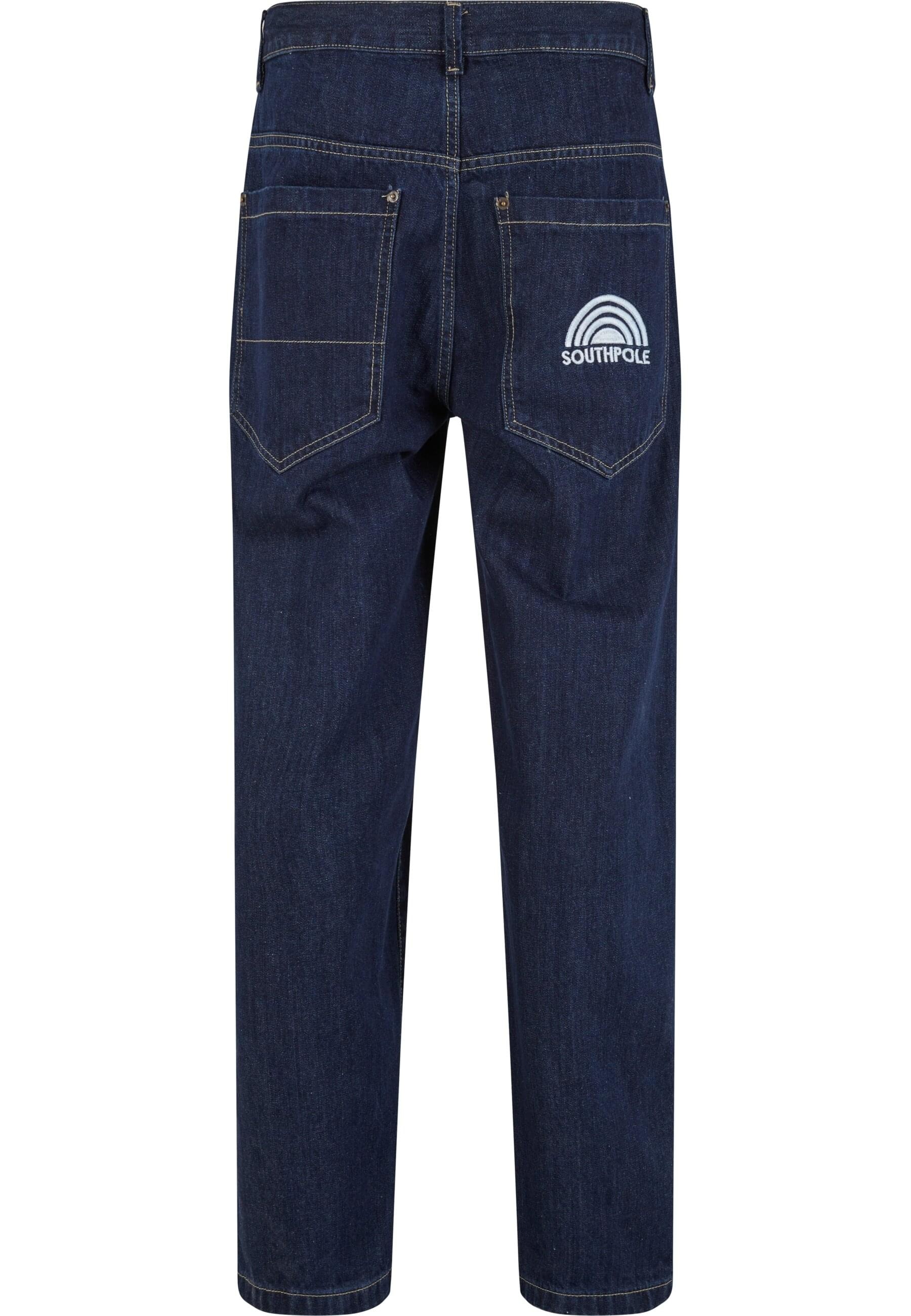 Southpole Bequeme Jeans »Southpole Herren Southpole 3D Embroidery Denim«, (1 tlg.)