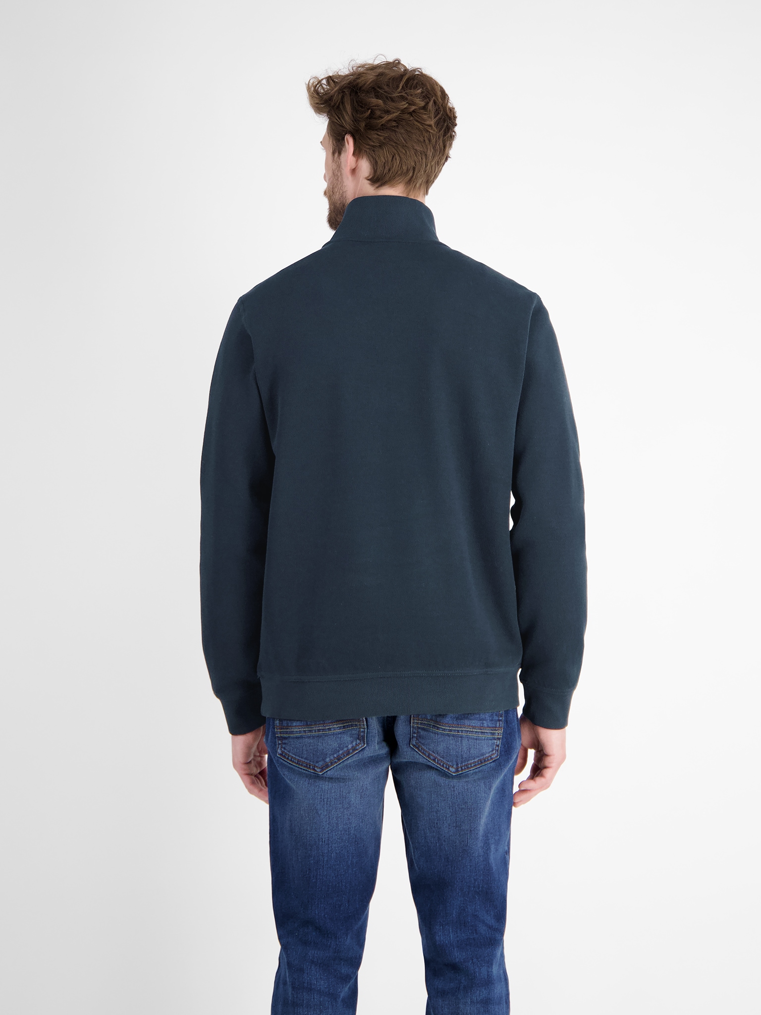 LERROS Sweater, mit Troyer-Reißverschluss
