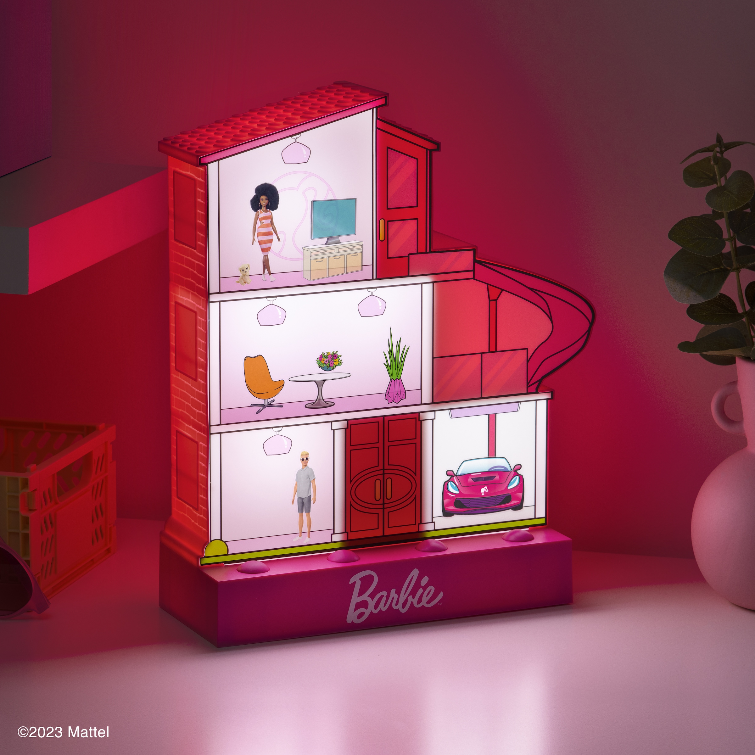 Dekolicht Sticker« BAUR | mit »Barbie Paladone kaufen Leuchte Dreamhouse