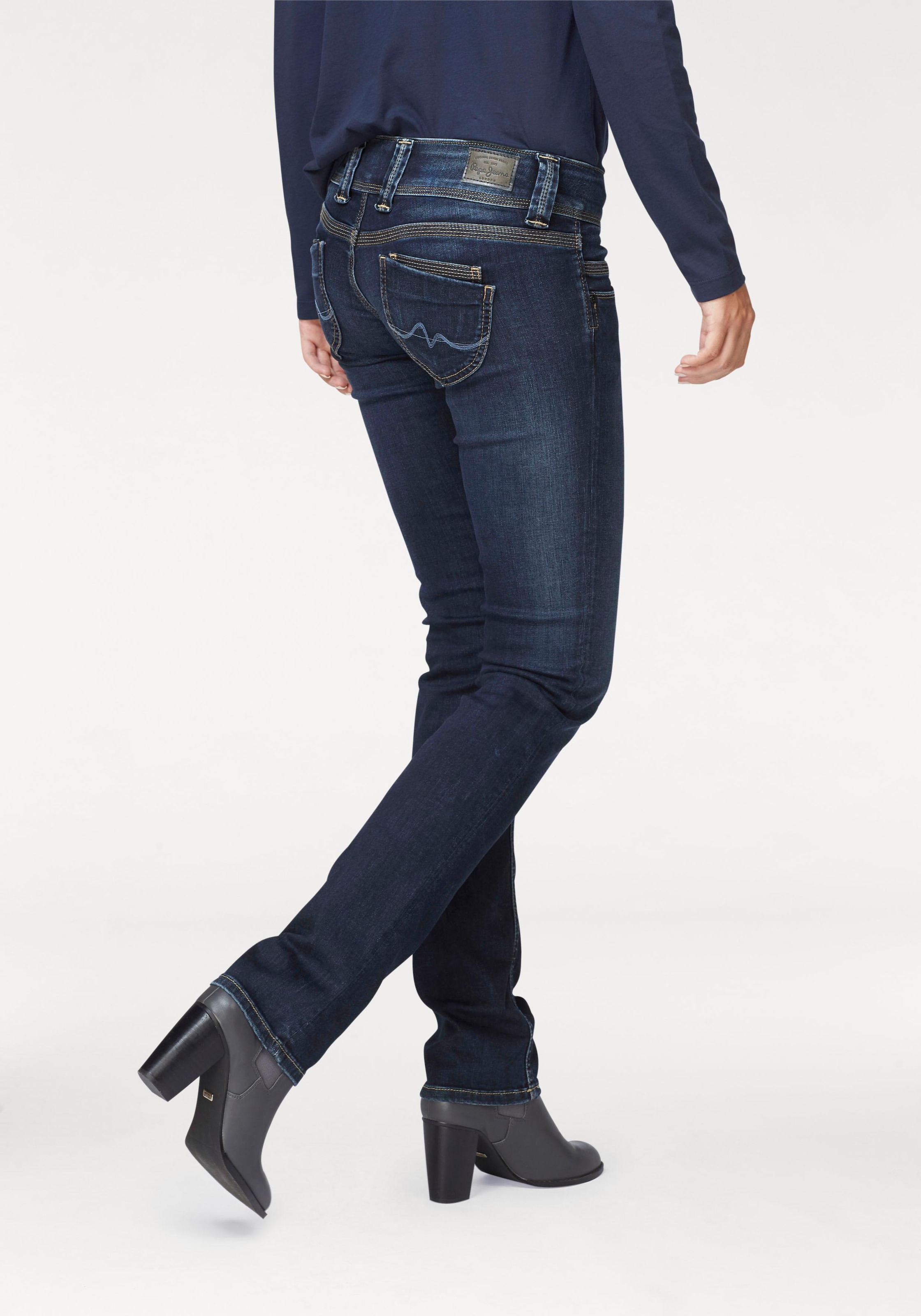 Regular-fit-Jeans »VENUS«, Jeans mit BAUR für | Pepe Badge bestellen