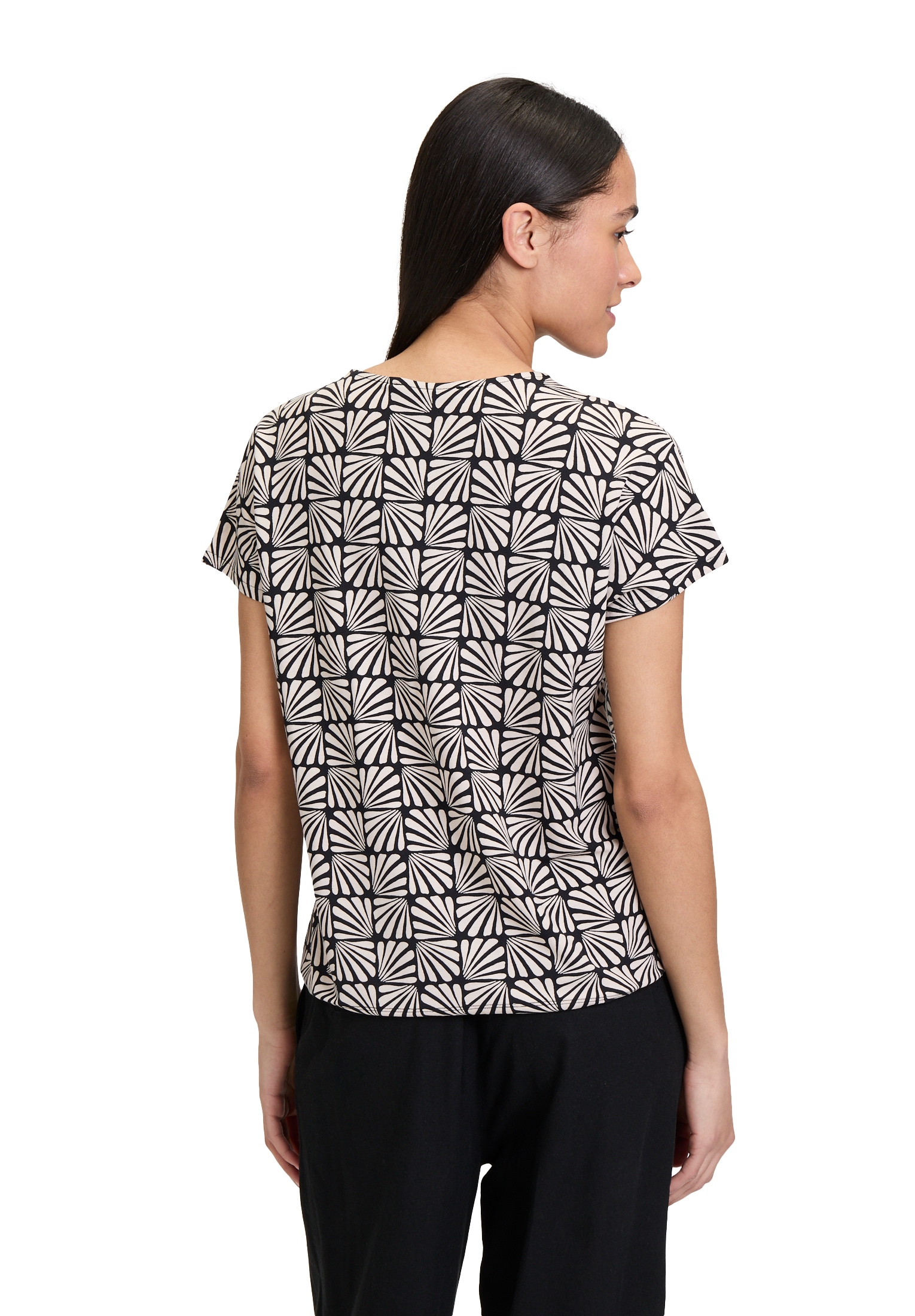 Betty Barclay Kurzarmshirt »Betty Barclay Printshirt mit Tunnelzug«, (1 tlg.), Form