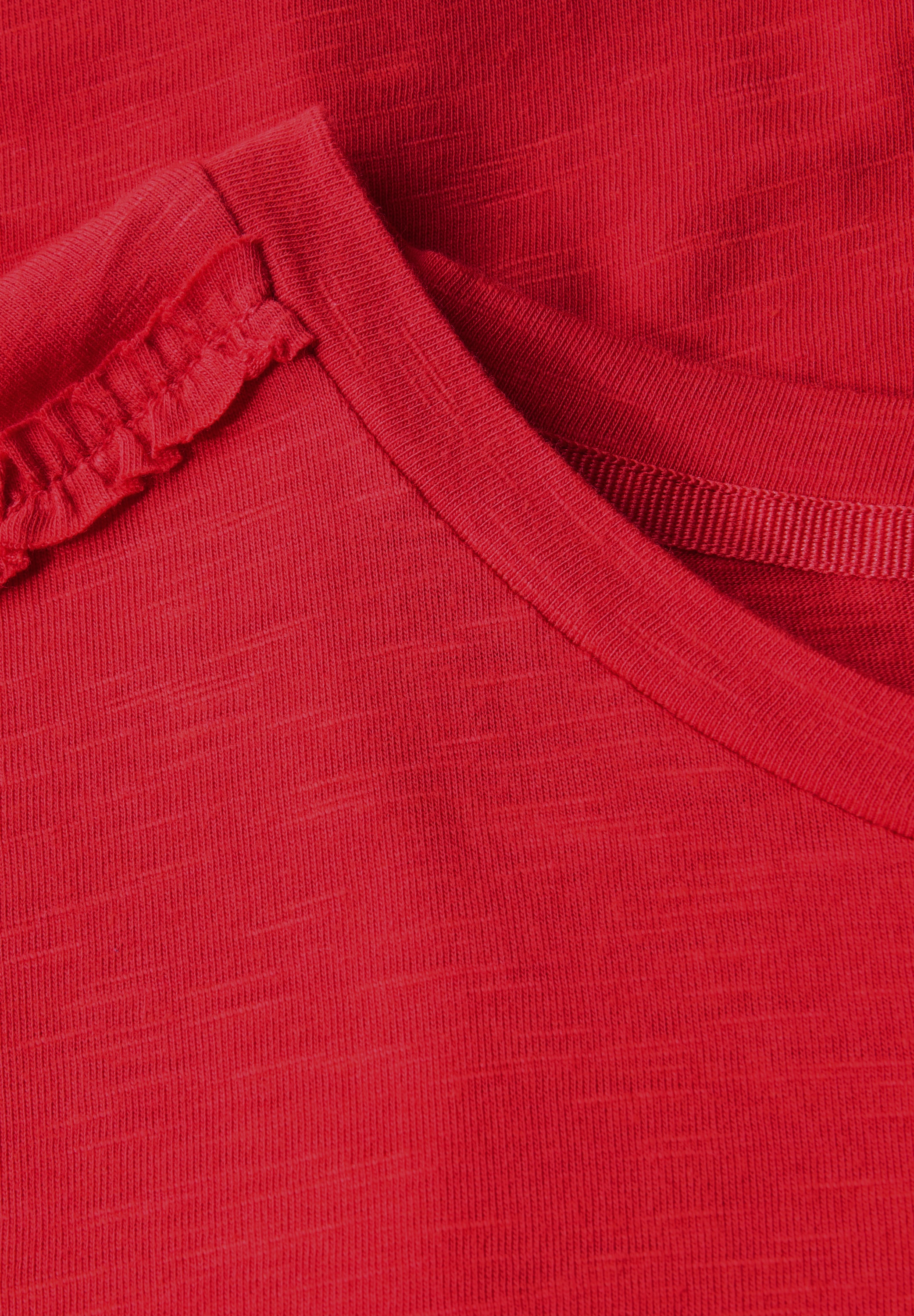 STREET ONE STUDIO T-Shirt, aus elastischem Materialmix