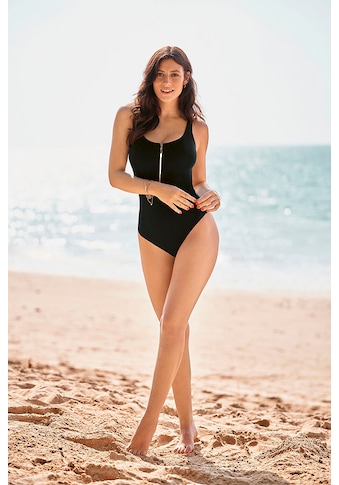 Badeanzug »Style Eloise«, mit tiefen Rücken, bügelloser Halt, raffinierter Reißverschluss