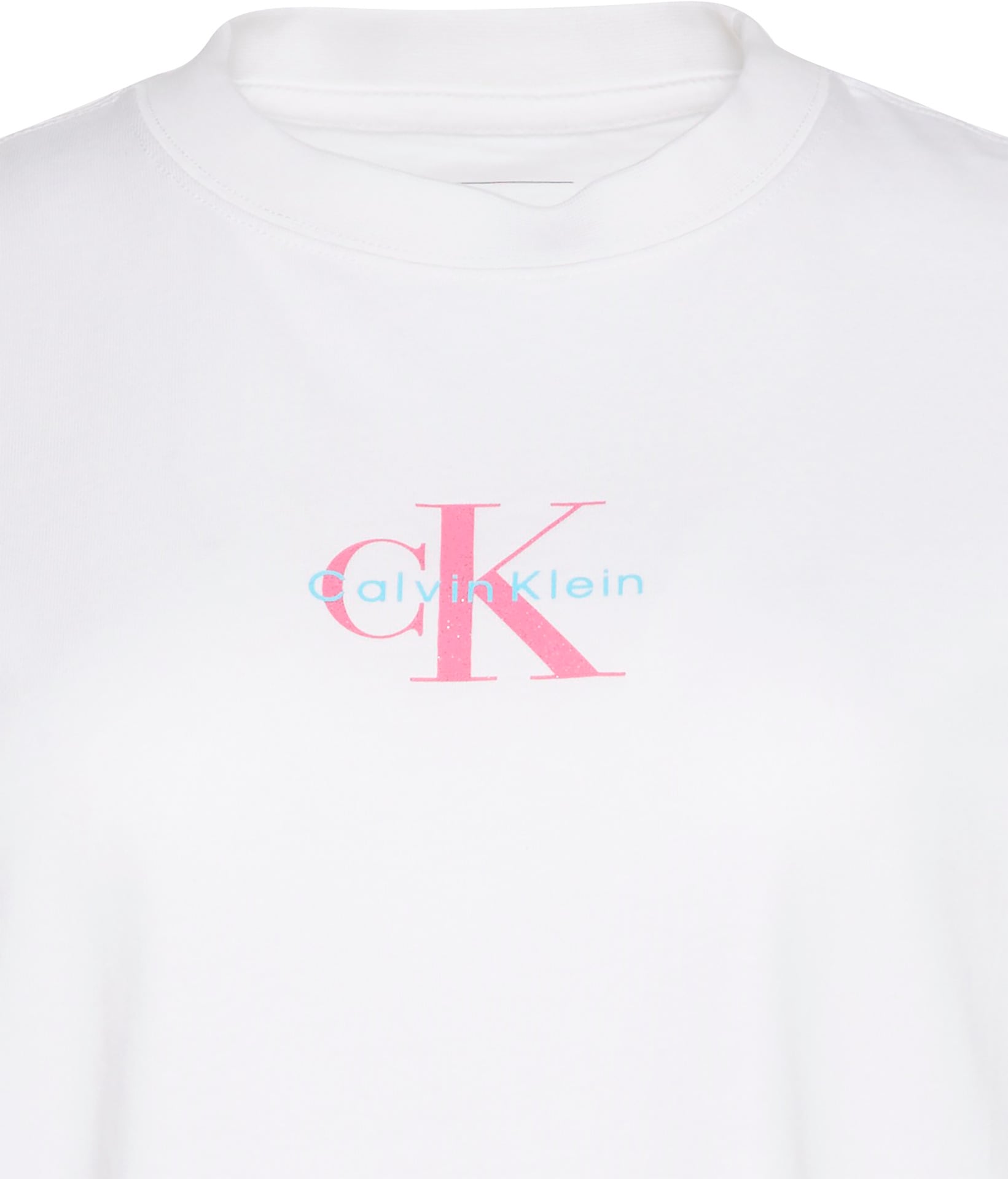 Calvin Klein Jeans Kurzarmshirt »SS 20s CLASSIC LOGO TEE«, Mit Rundhalsausschnitt